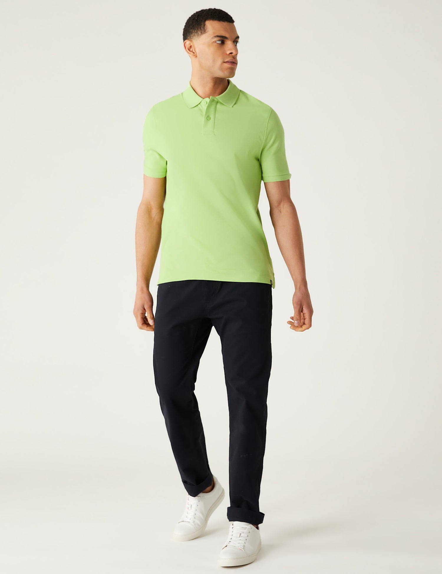 Pure Cotton Pique Polo Shirt