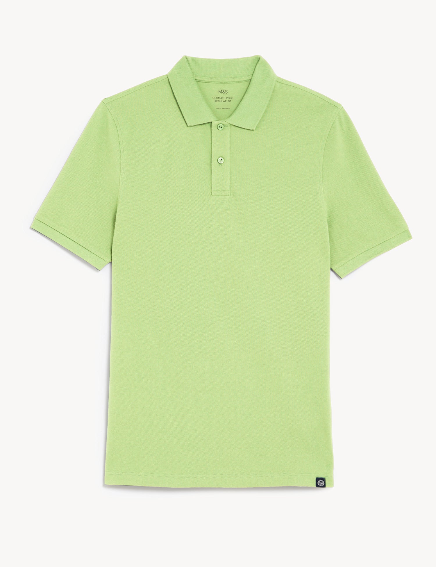 Pure Cotton Pique Polo Shirt