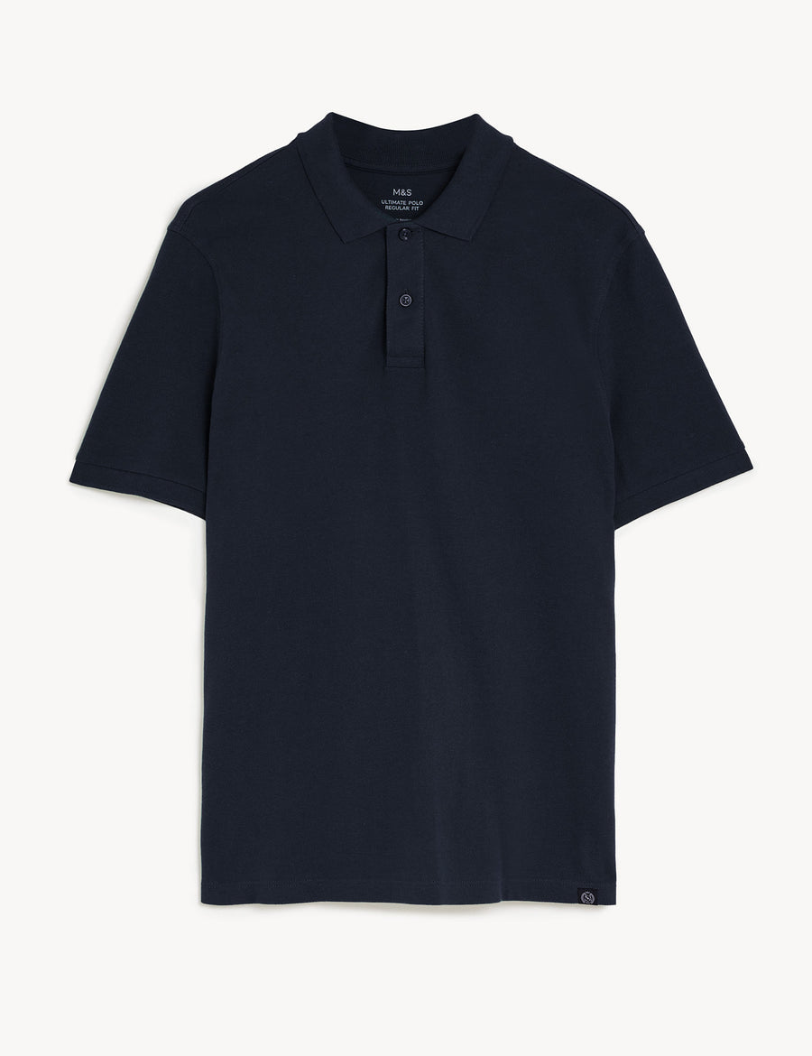 Pure Cotton Pique Polo Shirt