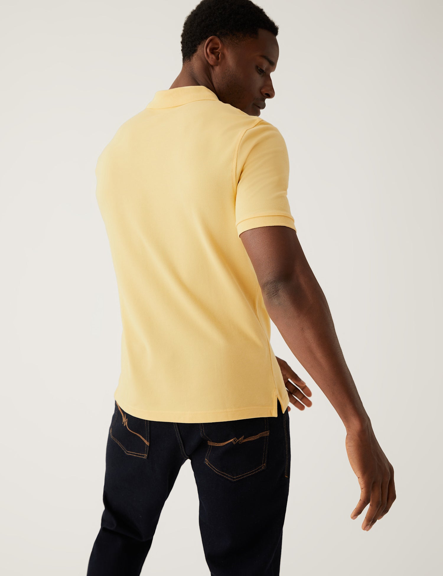 Pure Cotton Pique Polo Shirt