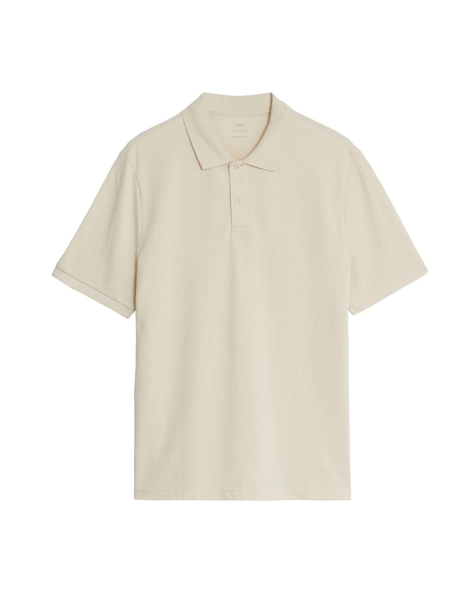 Pure Cotton Pique Polo Shirt