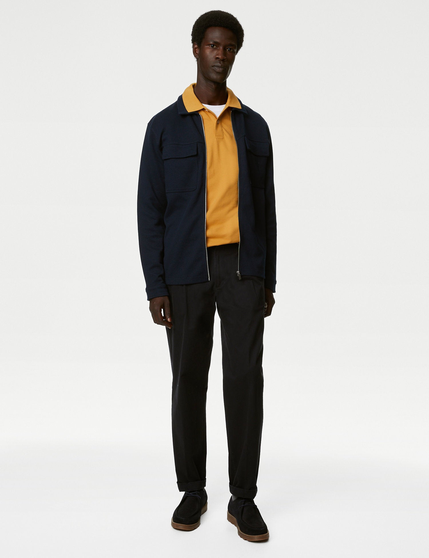 Pure Cotton Pique Polo Shirt