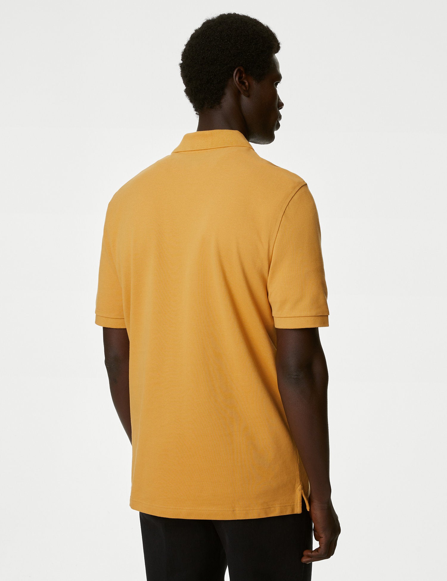 Pure Cotton Pique Polo Shirt