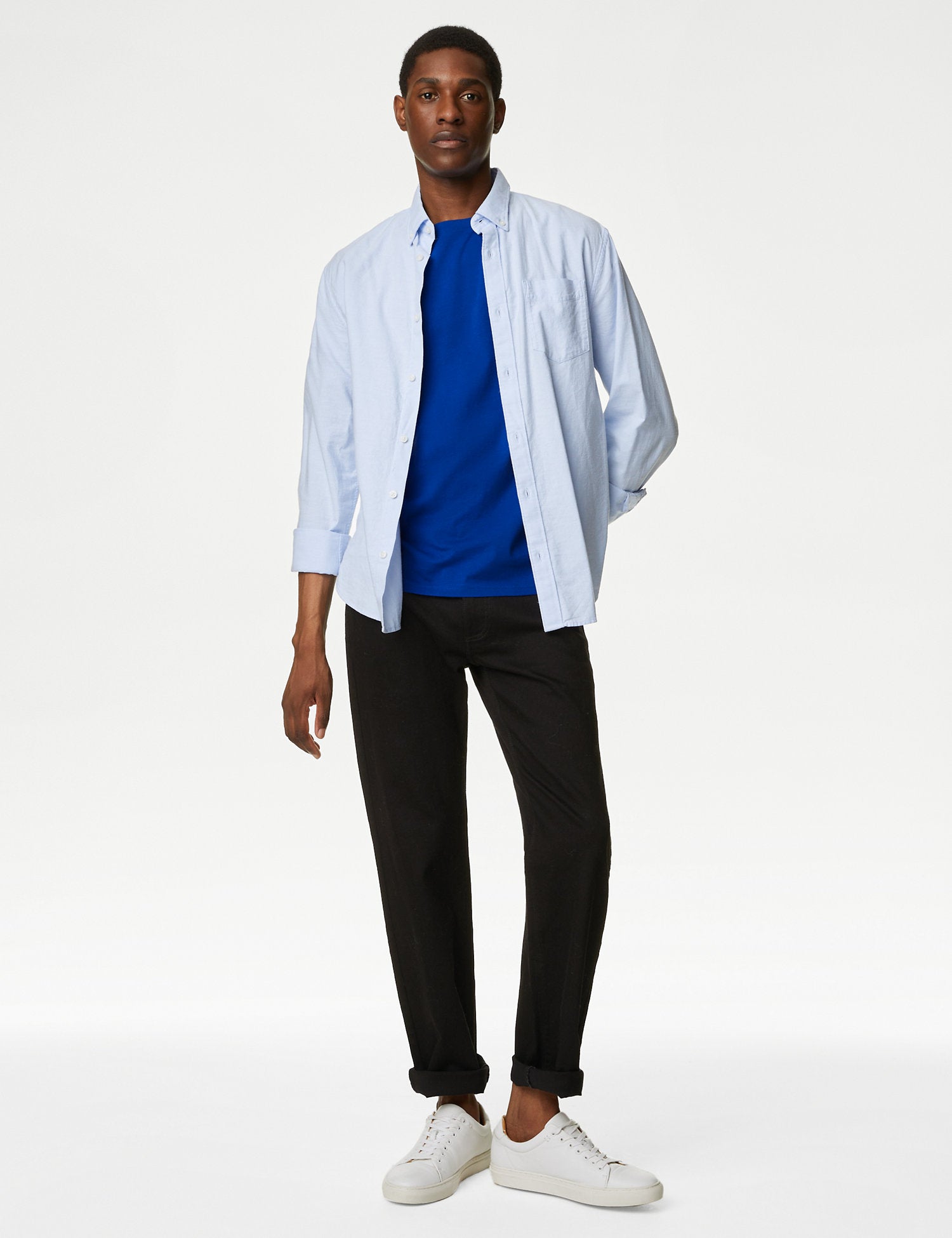 Pure Cotton Crew Neck T-Shirt