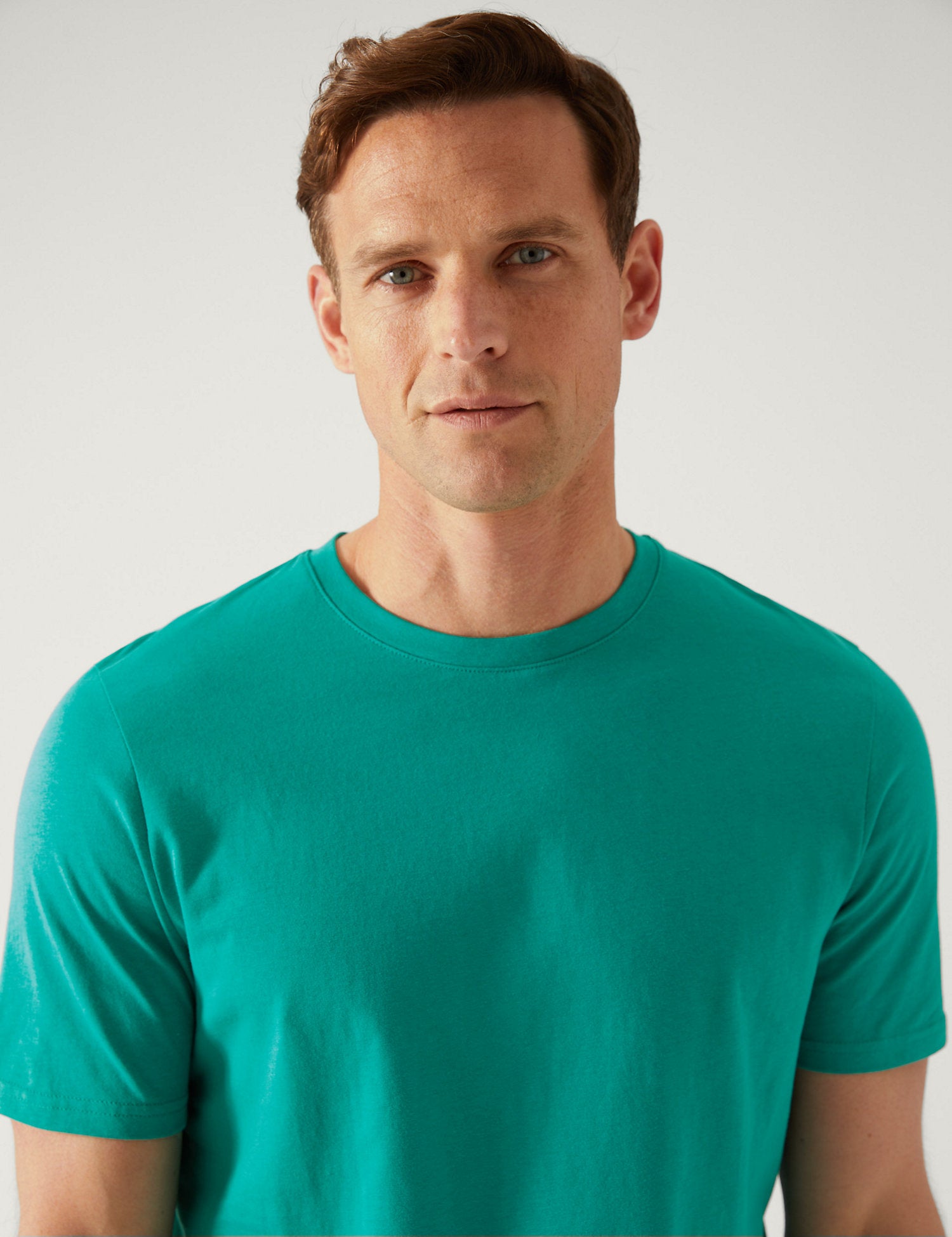 Pure Cotton Crew Neck T-Shirt