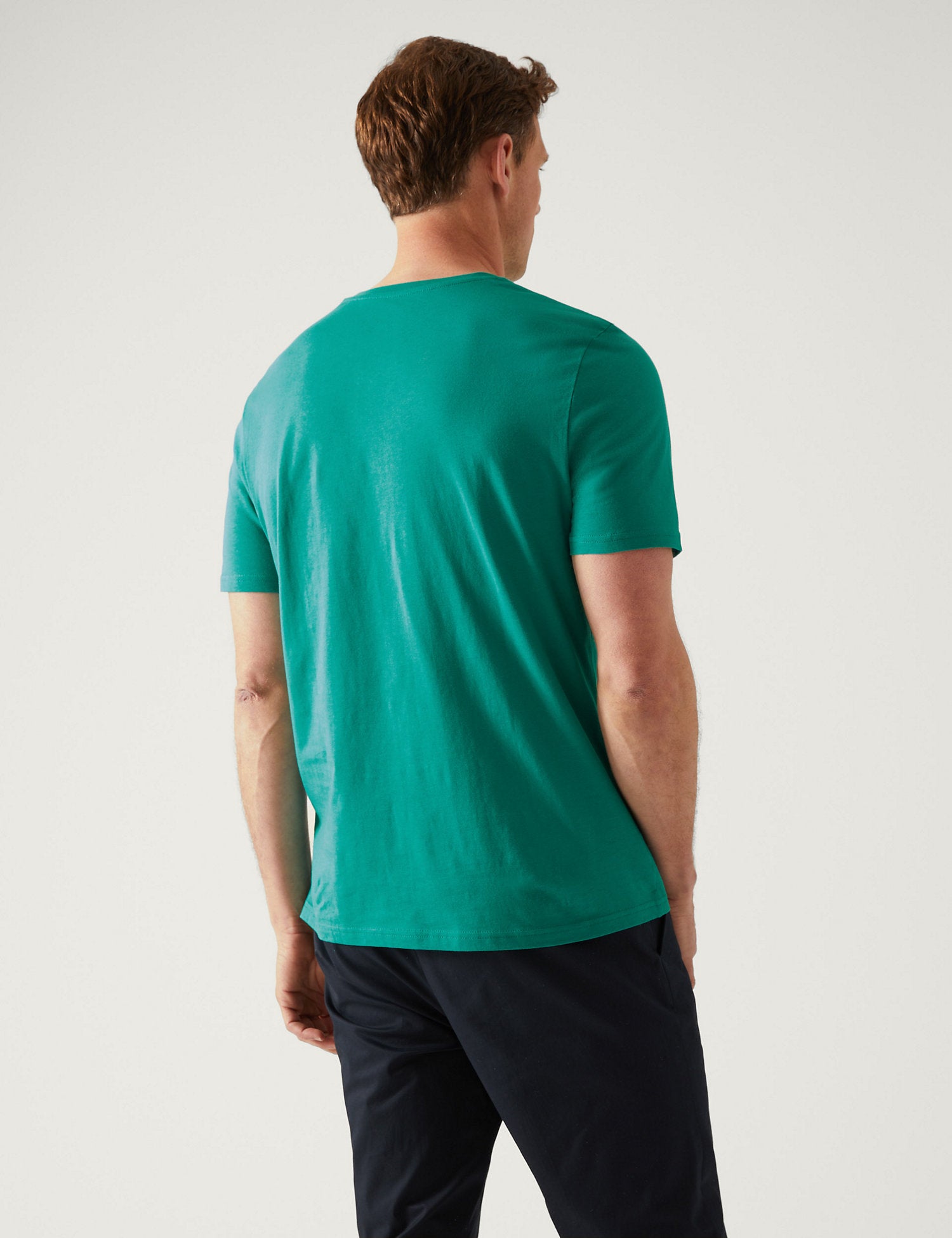 Pure Cotton Crew Neck T-Shirt