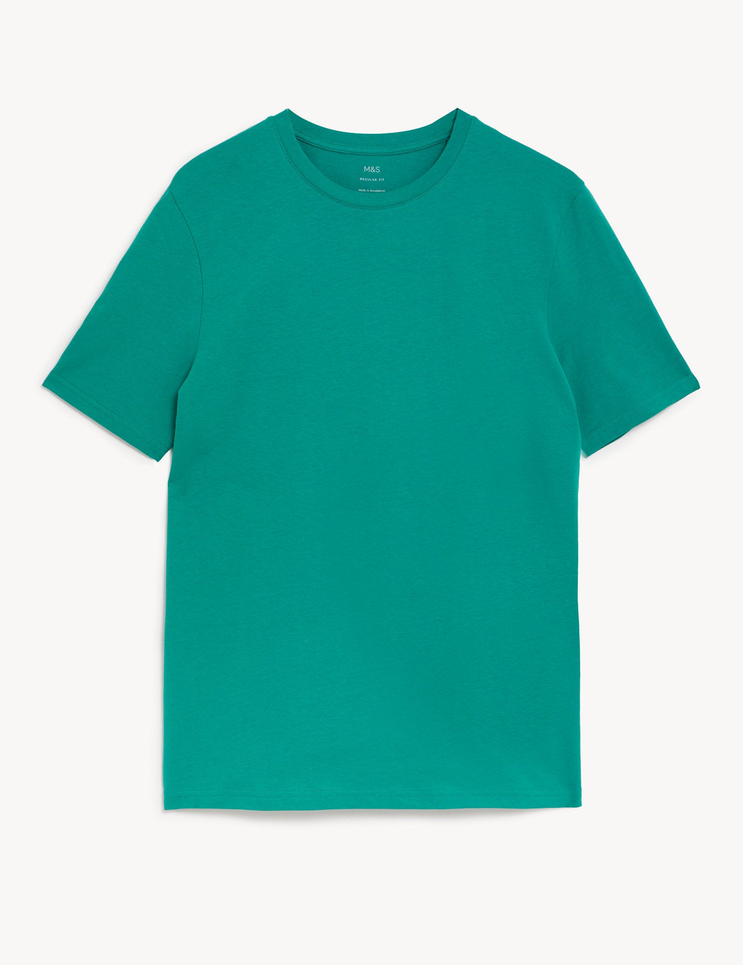 Pure Cotton Crew Neck T-Shirt