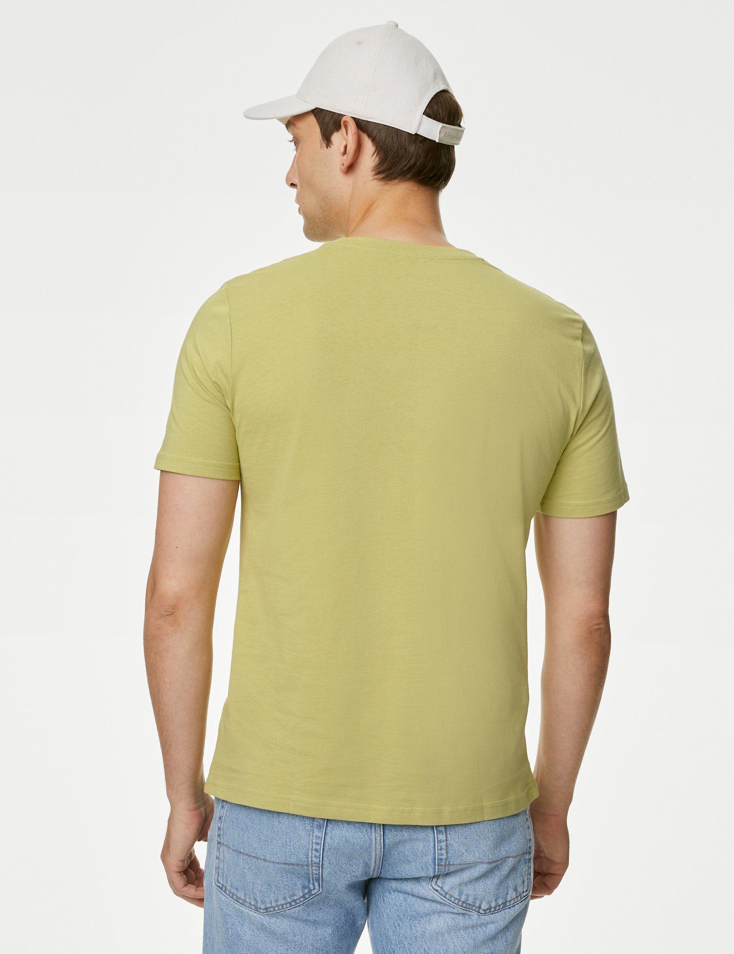 Regular Fit Pure Cotton Crew Neck T-Shirt