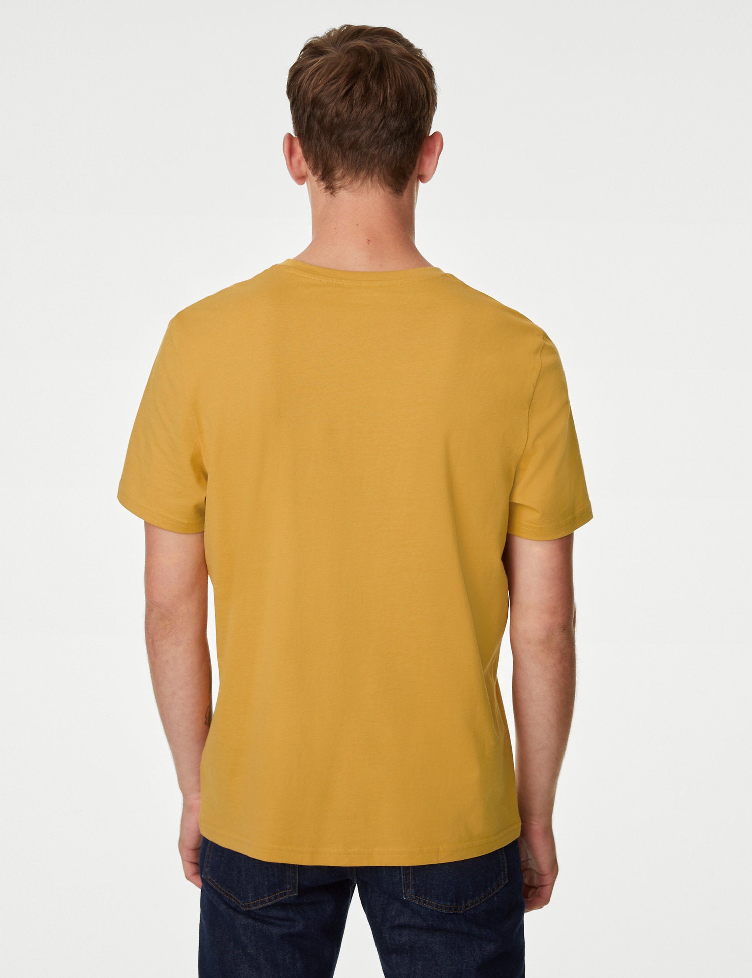 Pure Cotton Crew Neck T-Shirt