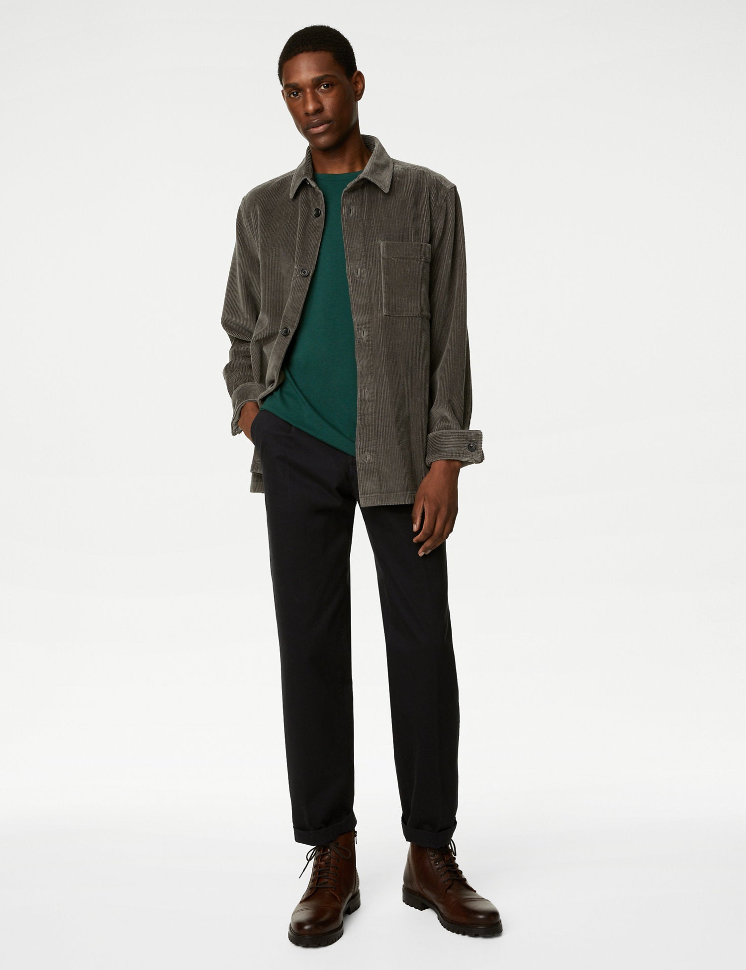 Pure Cotton Crew Neck T-Shirt