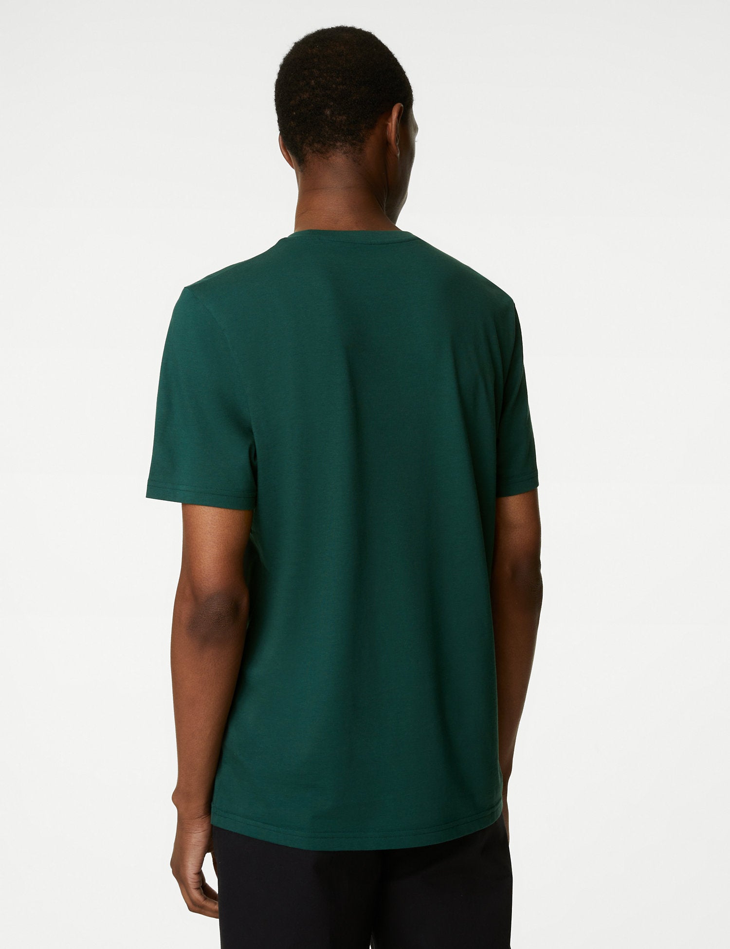 Pure Cotton Crew Neck T-Shirt