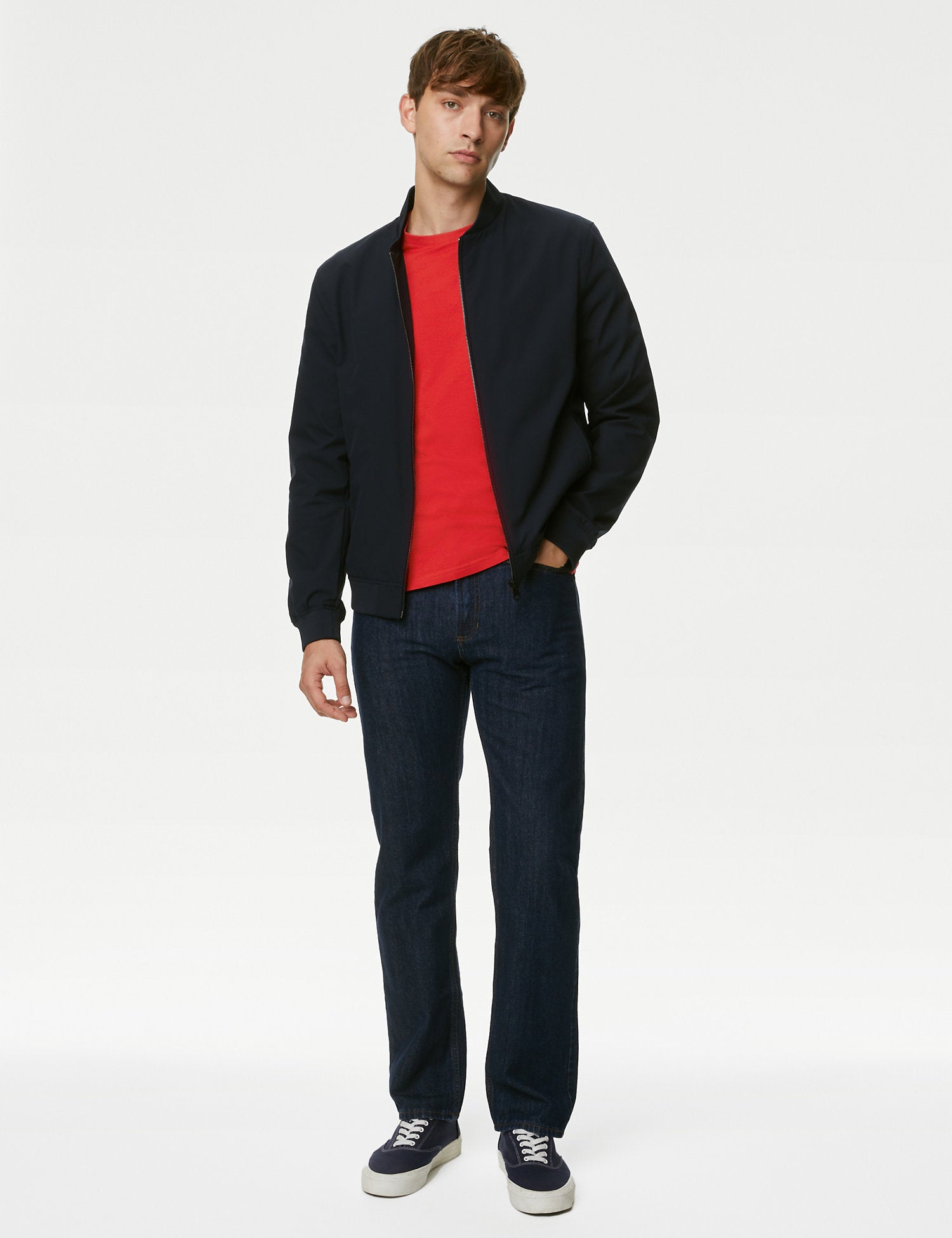 Pure Cotton Crew Neck T-Shirt