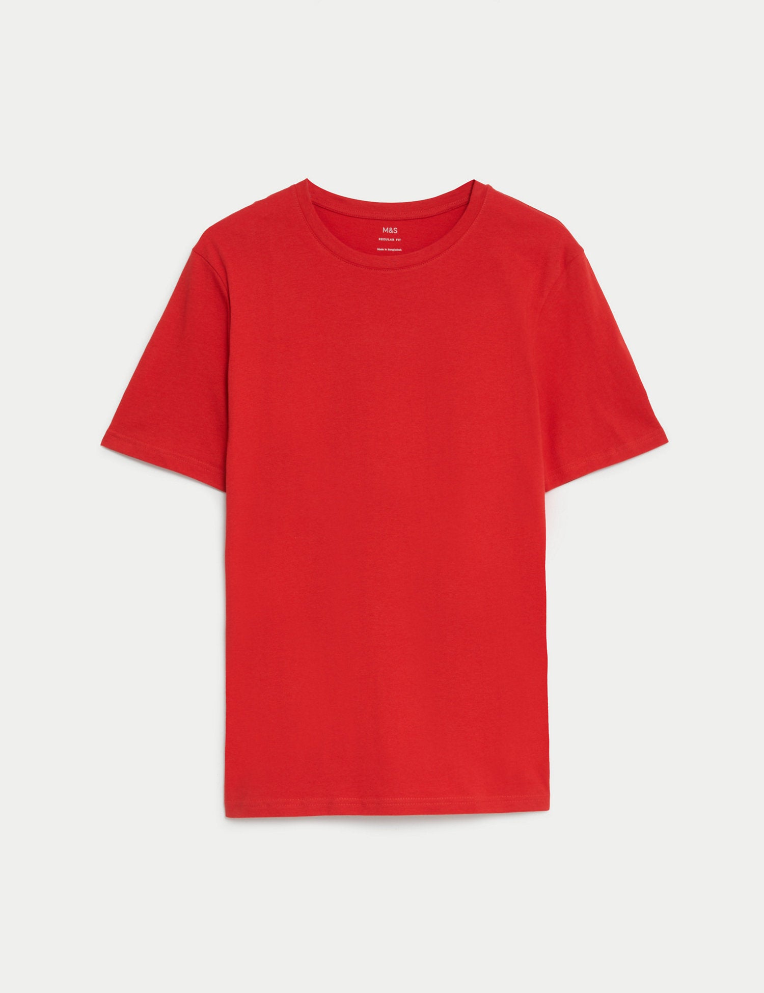 Pure Cotton Crew Neck T-Shirt