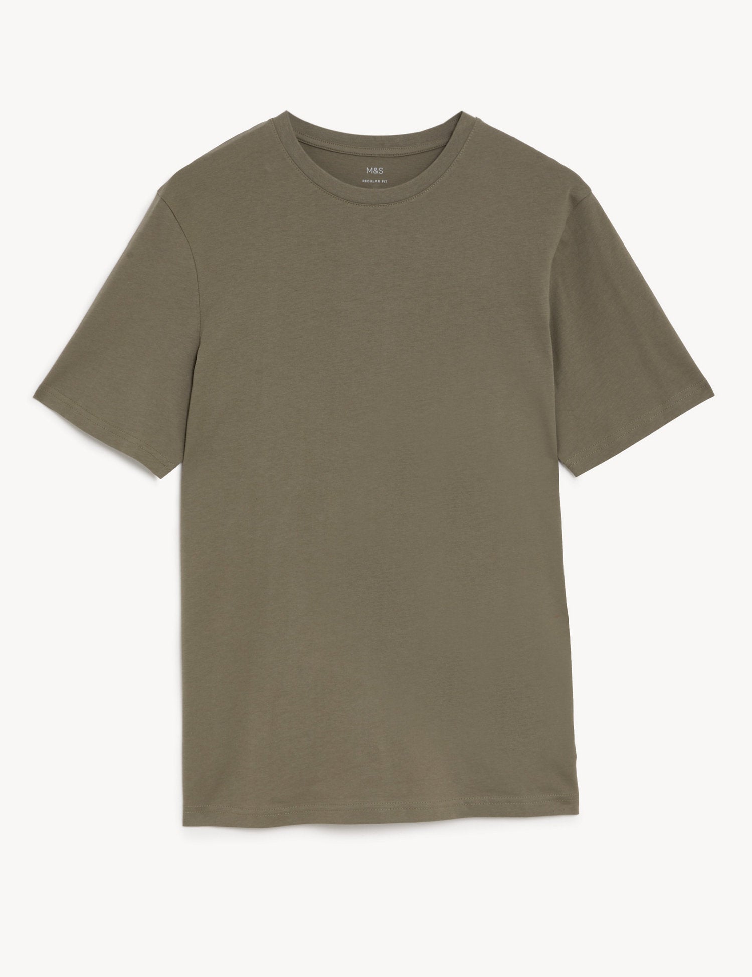 Pure Cotton Crew Neck T-Shirt