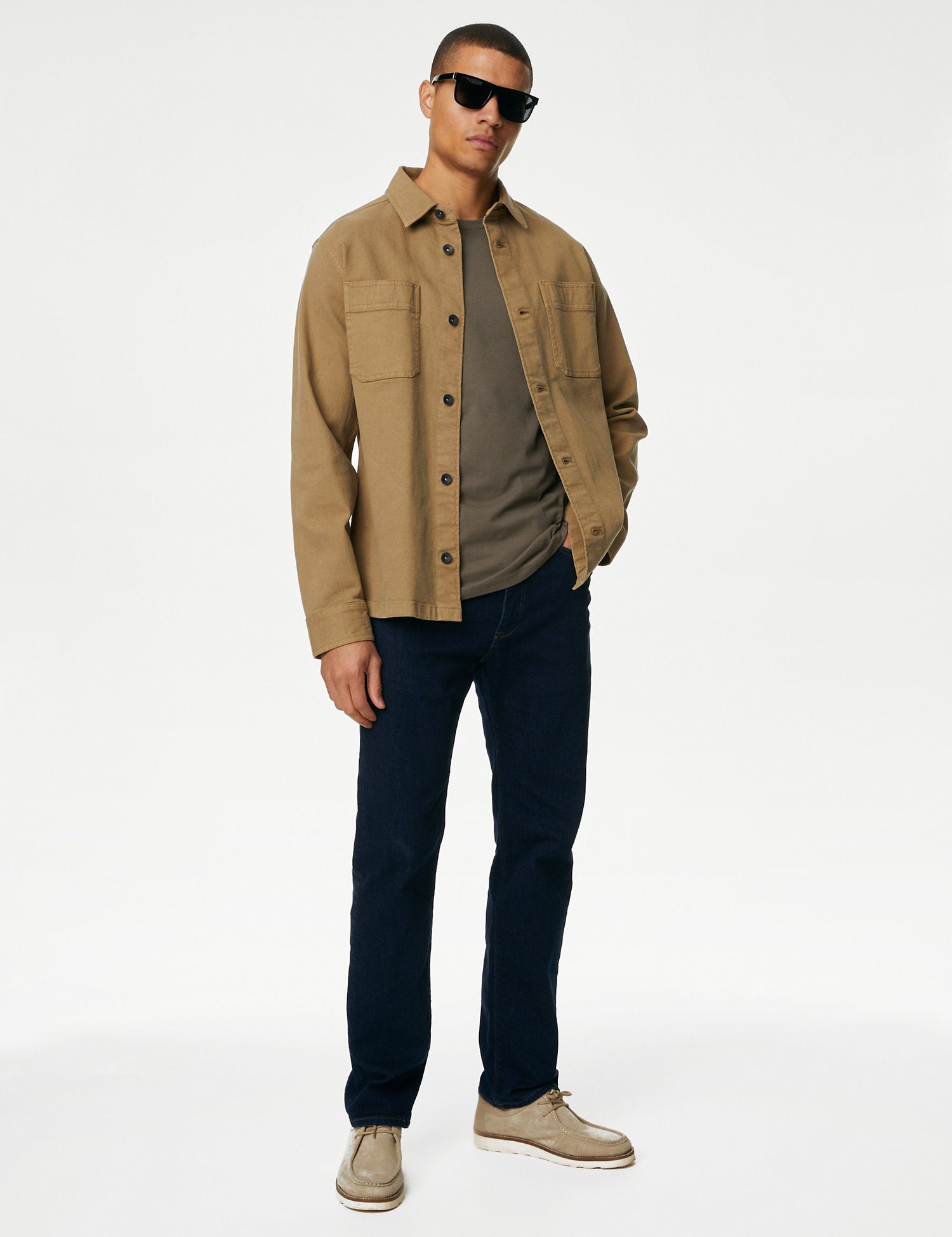 Pure Cotton Crew Neck T-Shirt