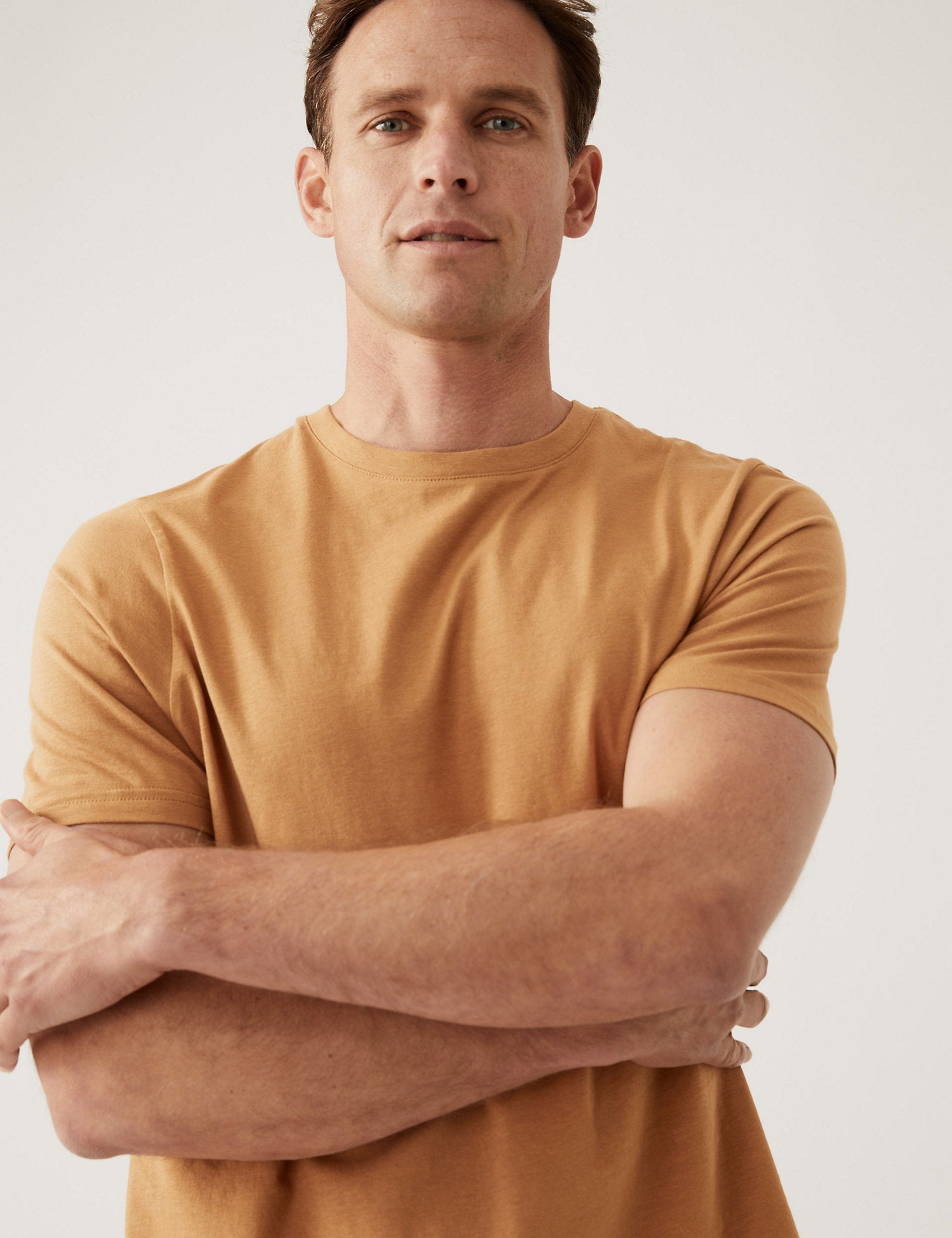 Pure Cotton Crew Neck T-Shirt