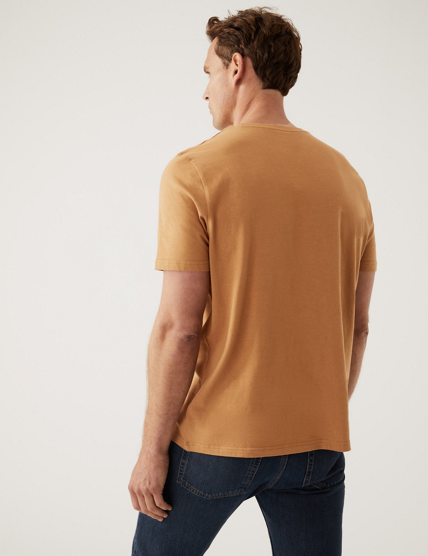 Pure Cotton Crew Neck T-Shirt