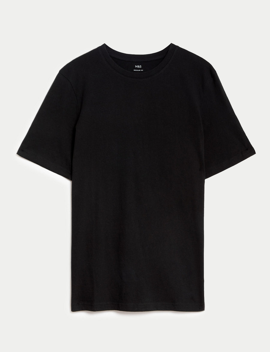 Pure Cotton Crew Neck T-Shirt