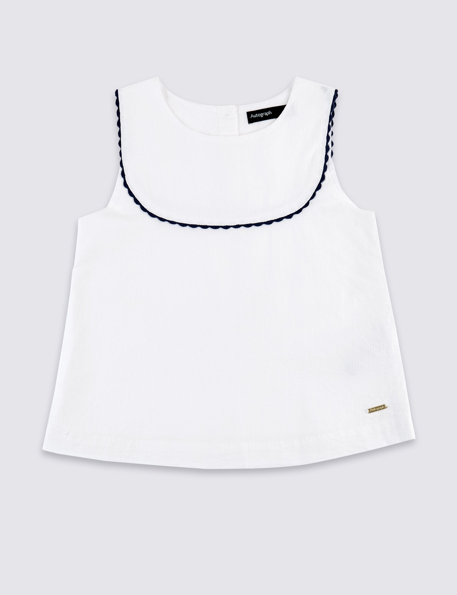 Pure Cotton Frill Top
