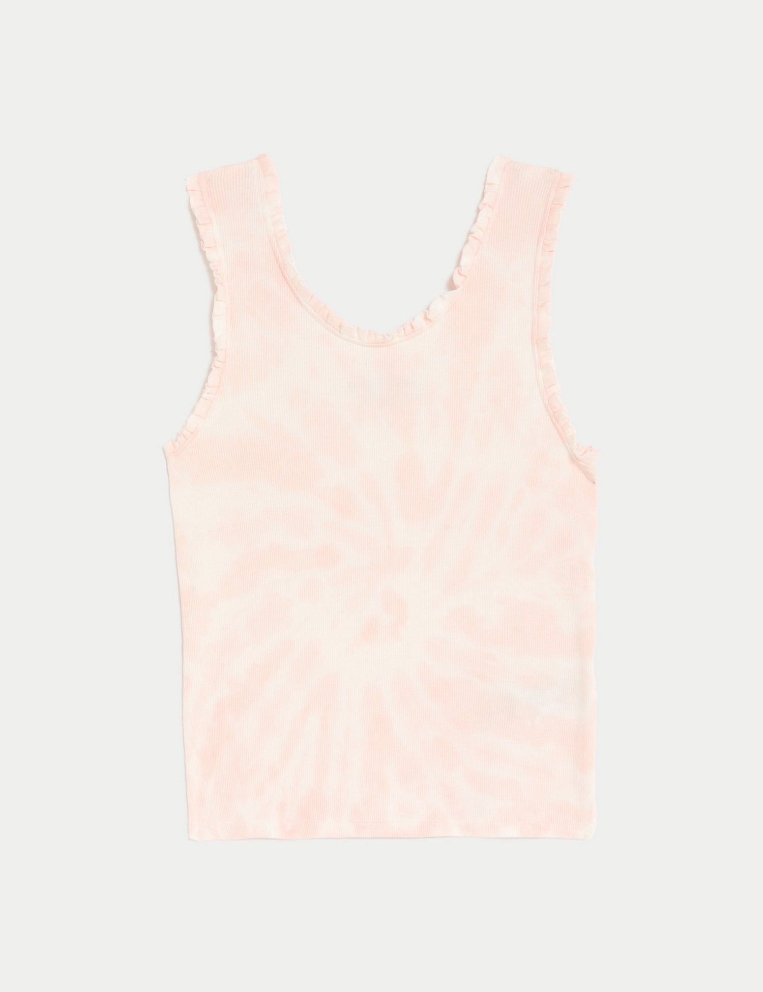 Cotton Rich Tie Dye Ribbed Vest