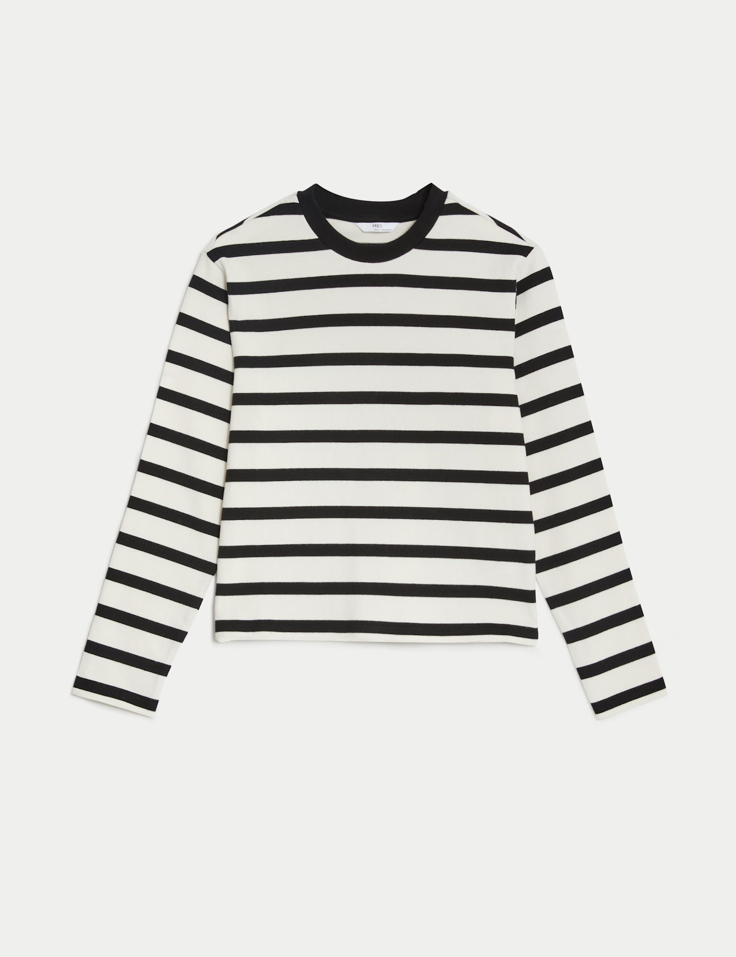 Pure Cotton Striped Top