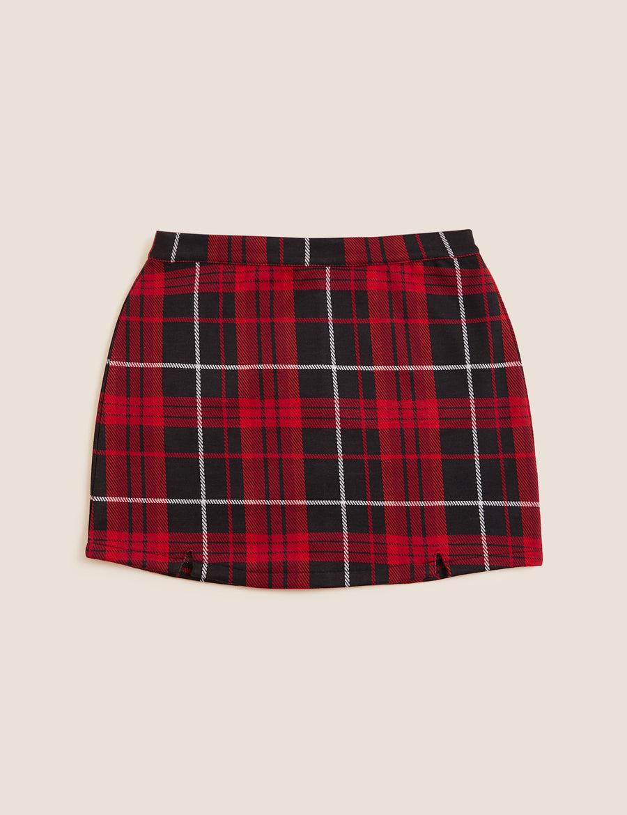 Checked Skirt