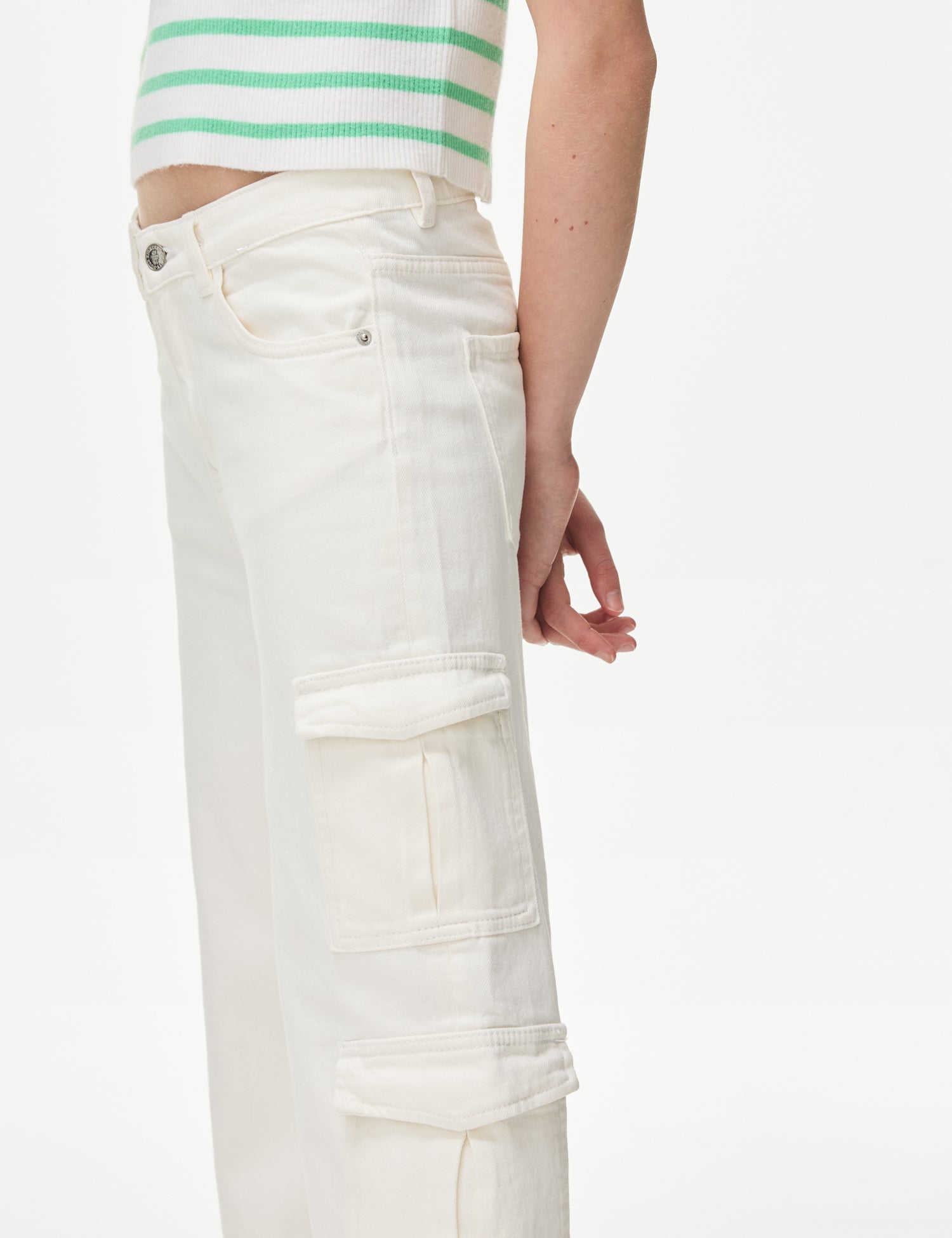 Cotton Rich Cargo Jeans