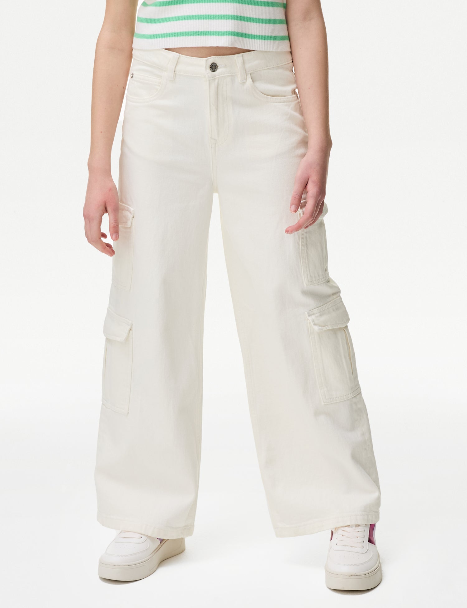 Cotton Rich Cargo Jeans