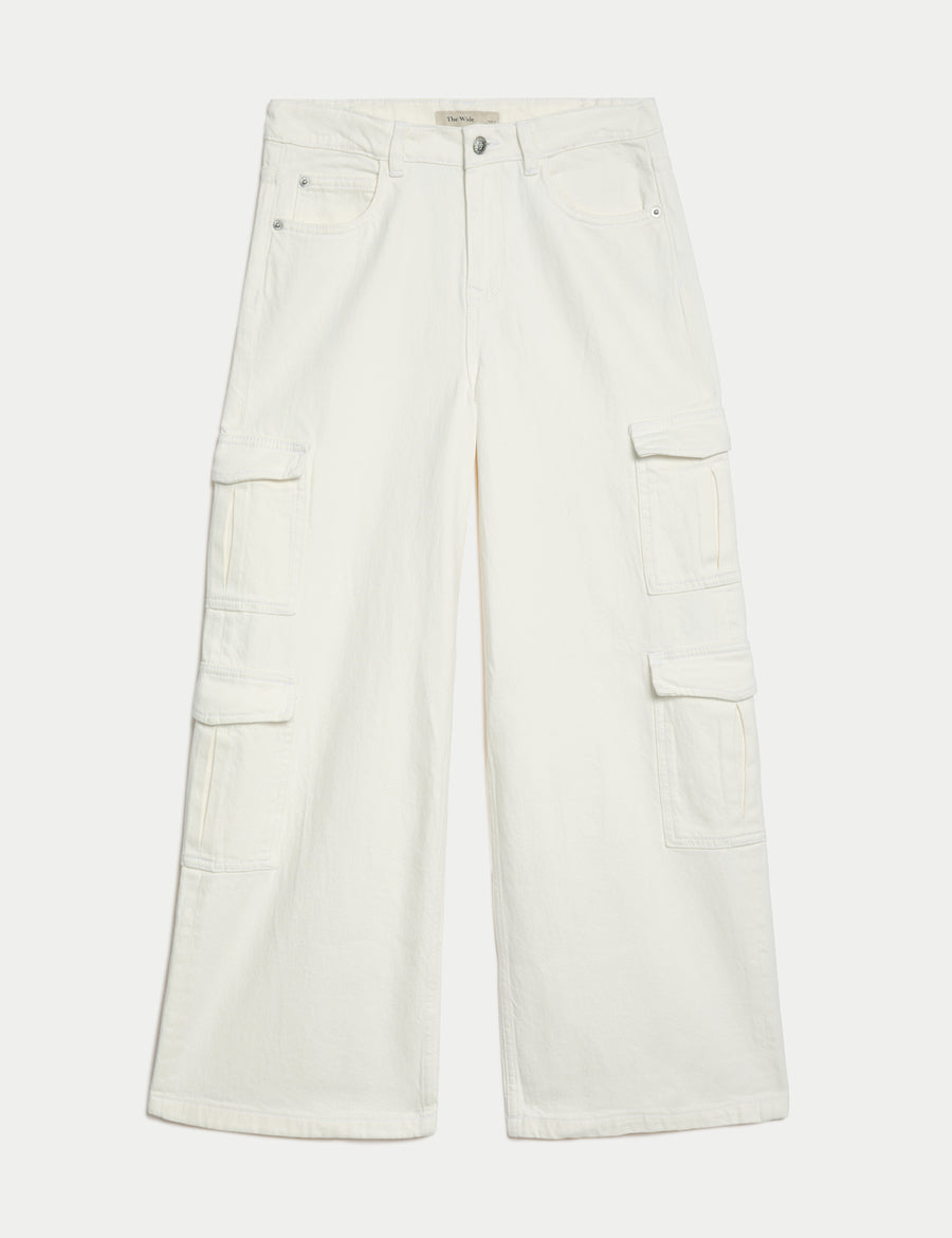 Cotton Rich Cargo Jeans
