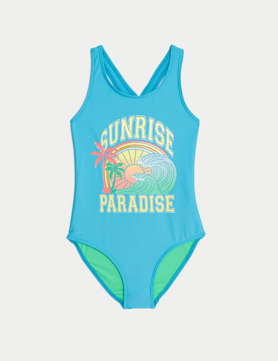Sunrise Print Swimsuit