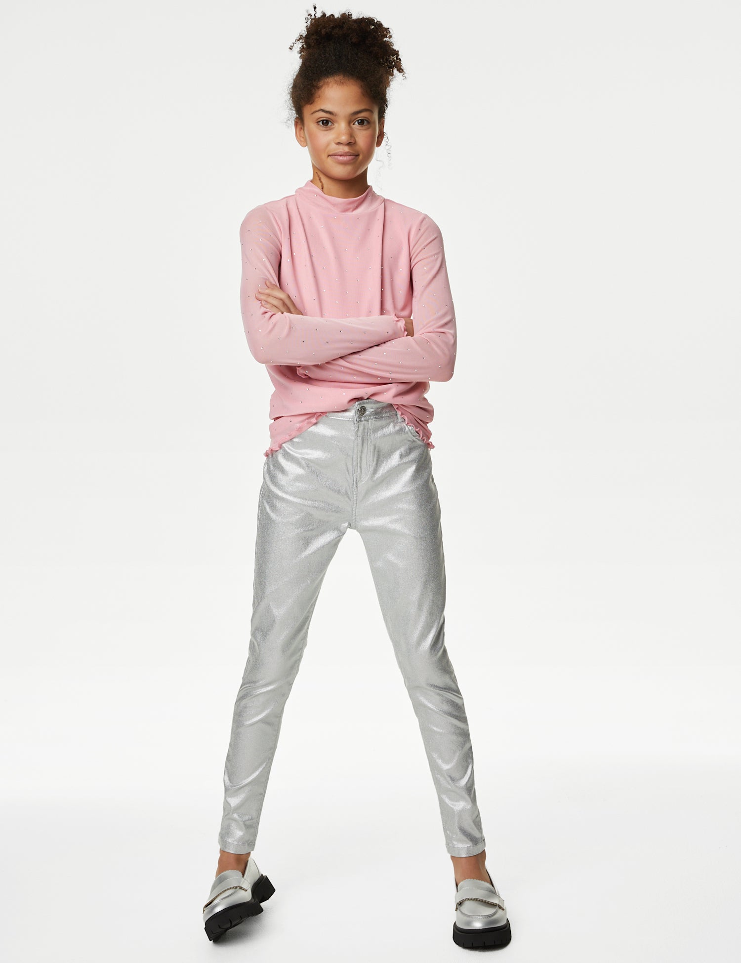 Skinny Foil Jeans