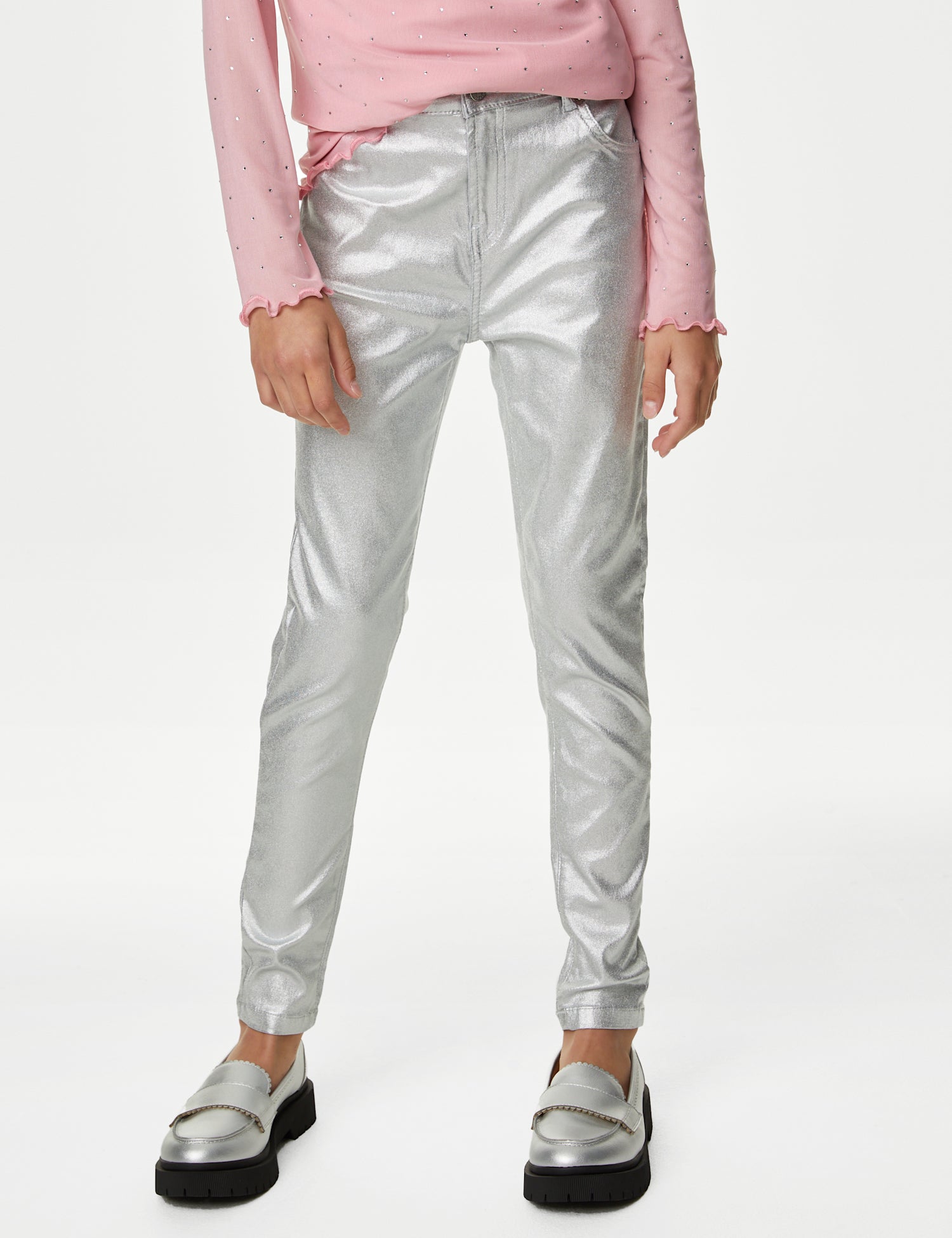 Skinny Foil Jeans