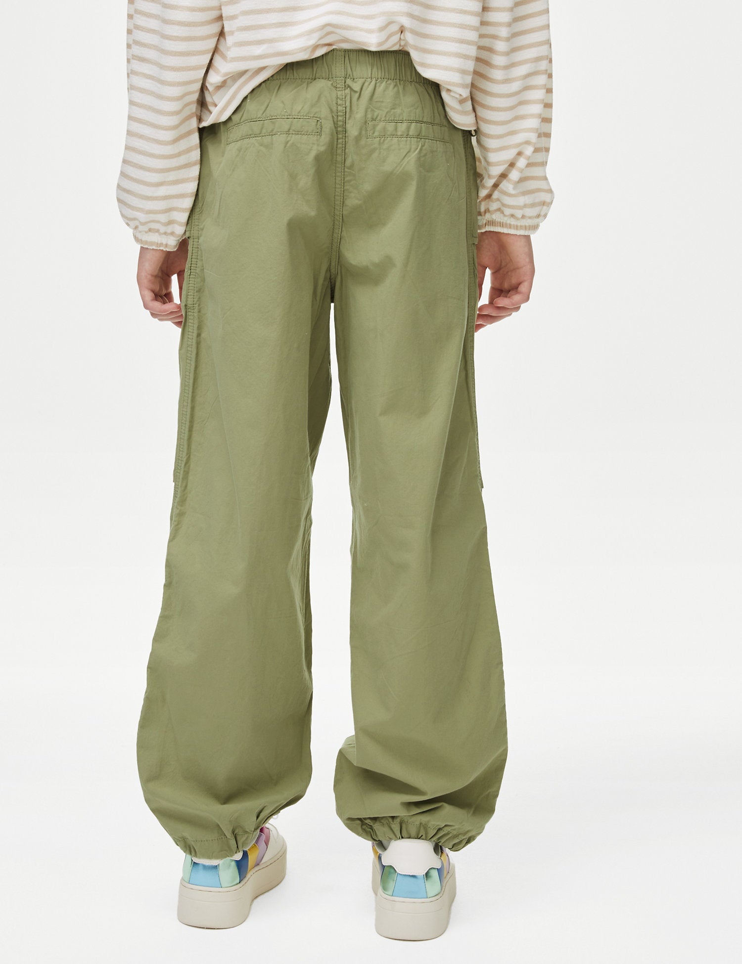 Pure Cotton Parachute Trousers