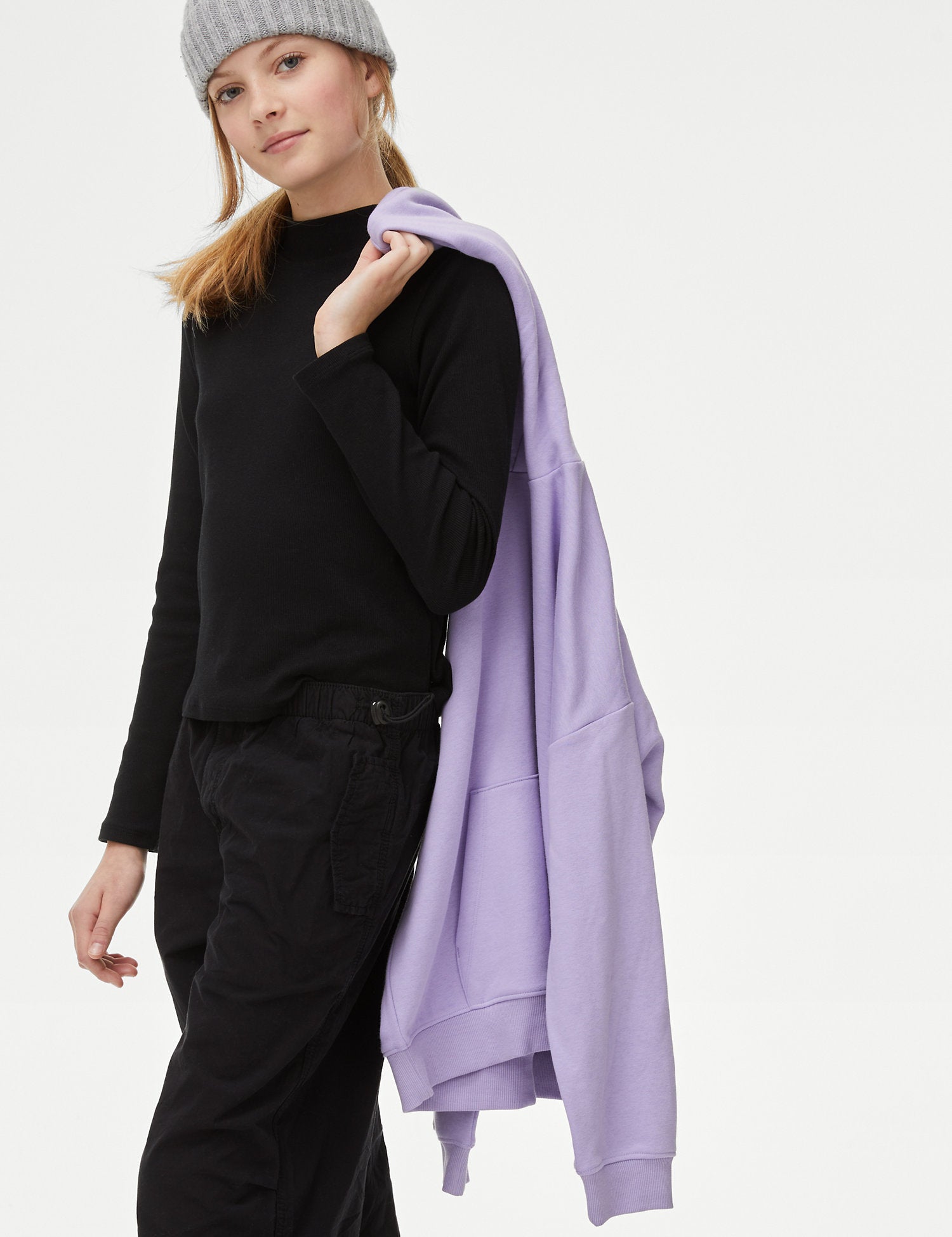 Pure Cotton Parachute Trousers