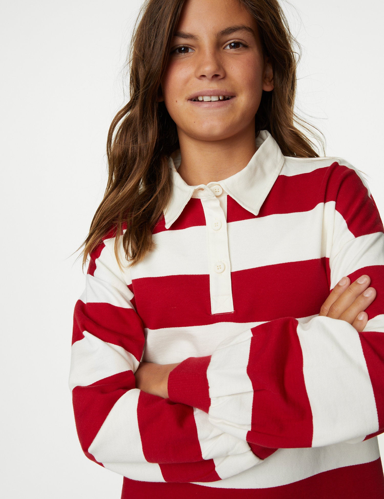 Pure Cotton Striped Dress