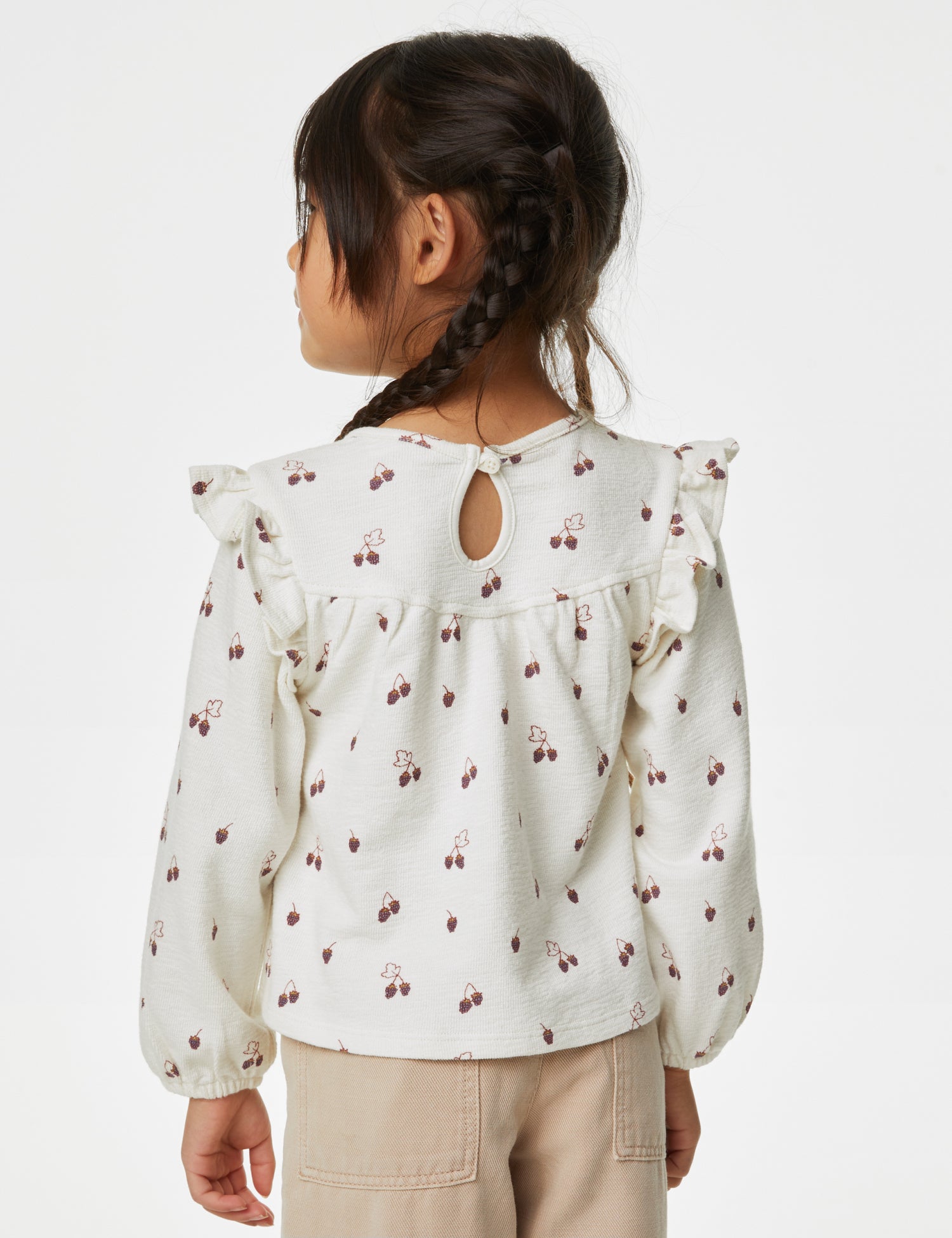 Pure Cotton Fruit Print Top