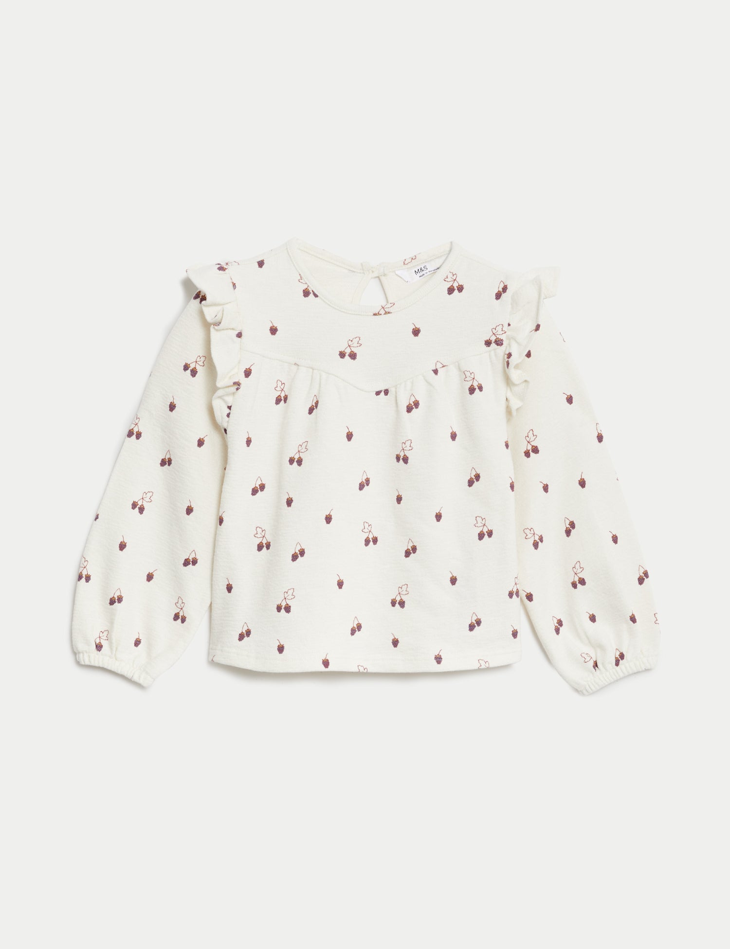 Pure Cotton Fruit Print Top