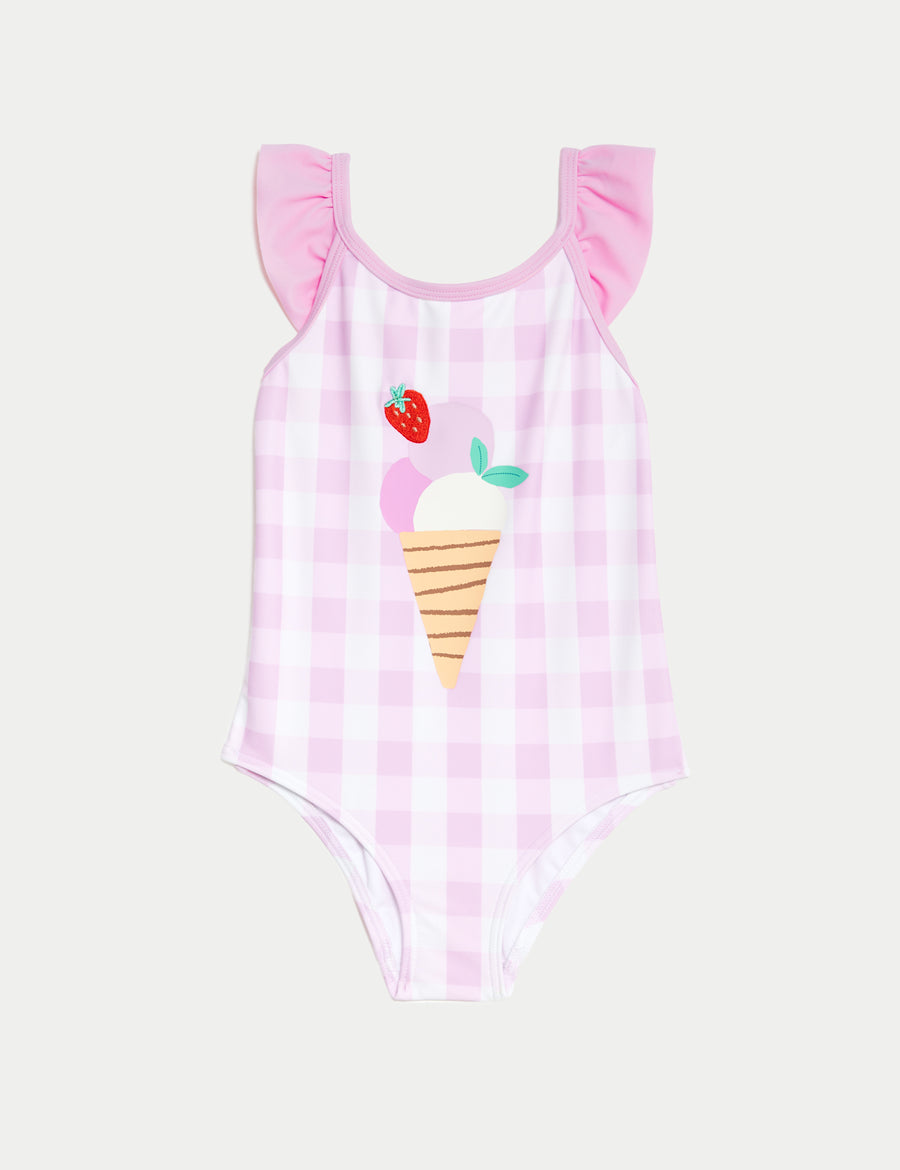 Gingham Ice Cream Swimsuit