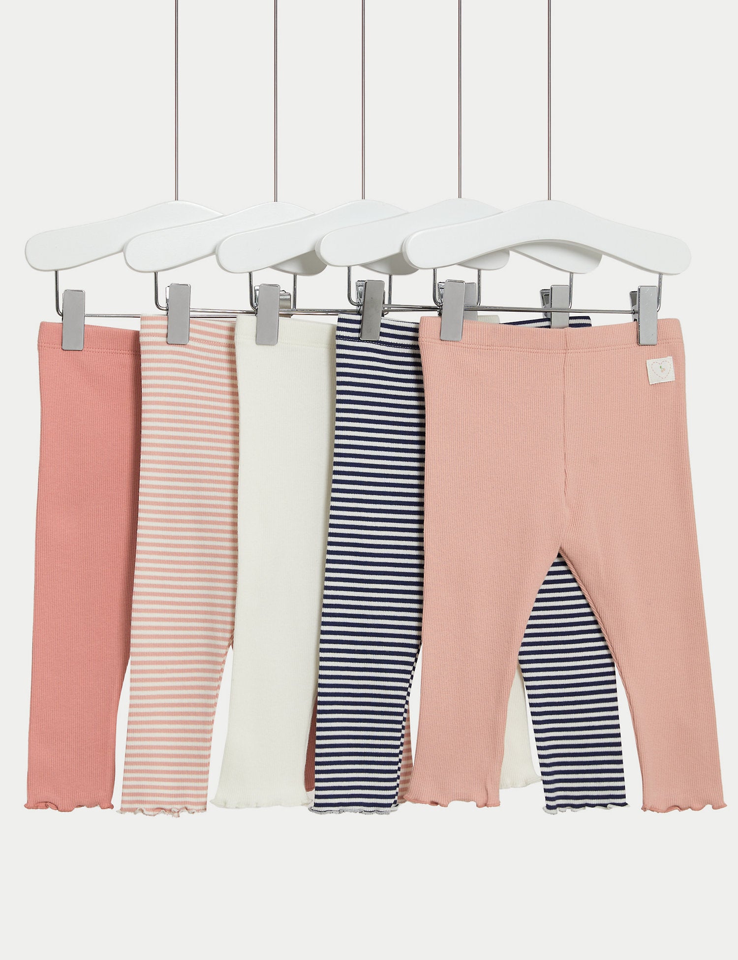 5pk Cotton Rich Leggings