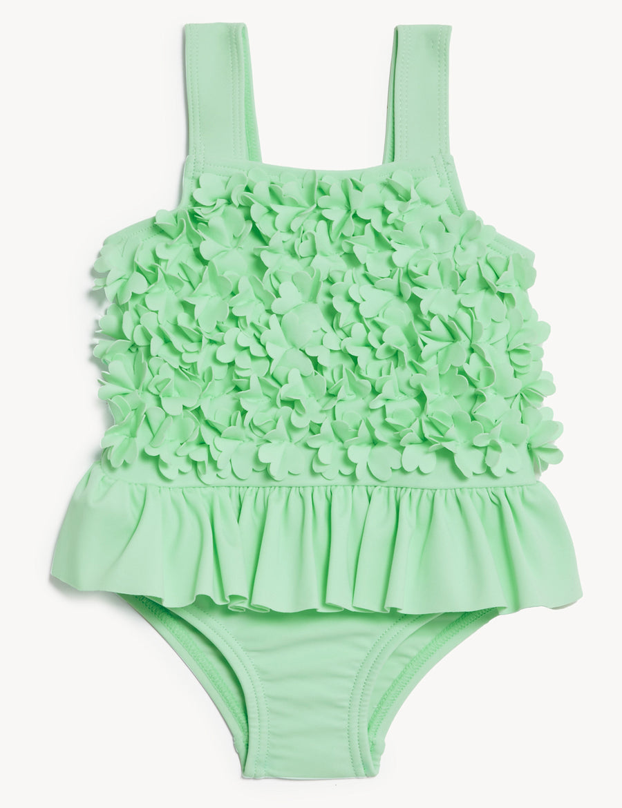 Floral Ruffle Swimsuit