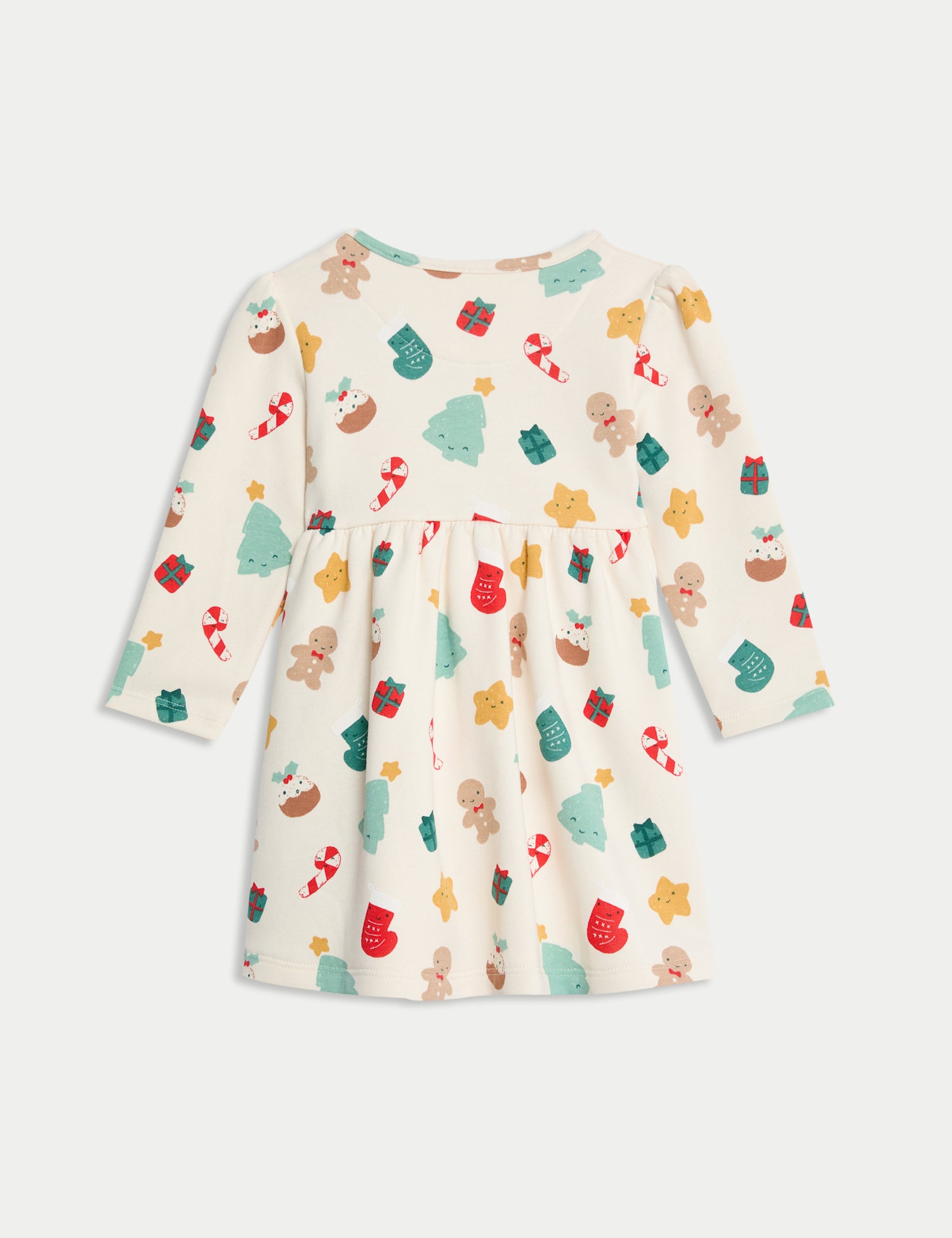 Cotton Rich Christmas Print Dress
