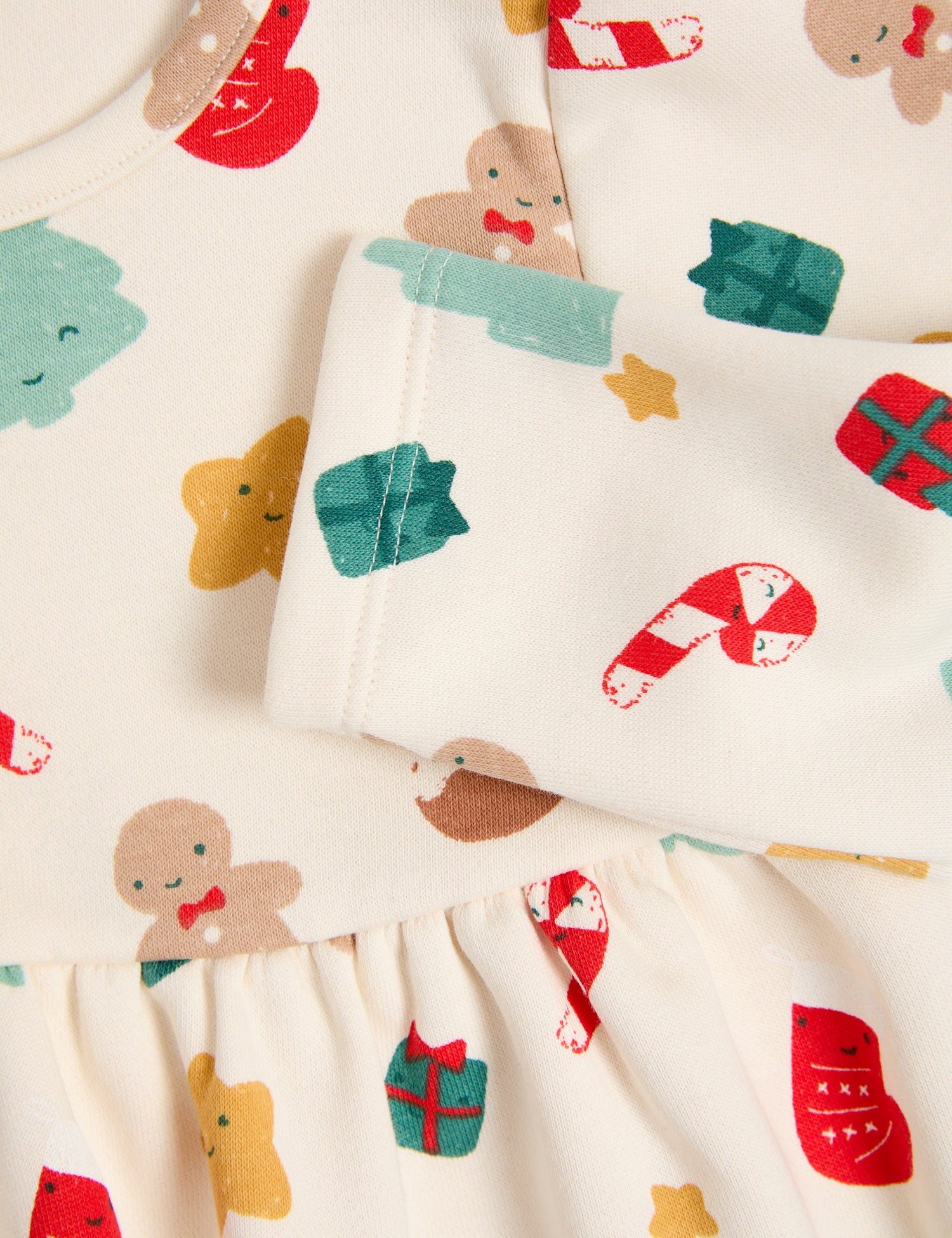 Cotton Rich Christmas Print Dress