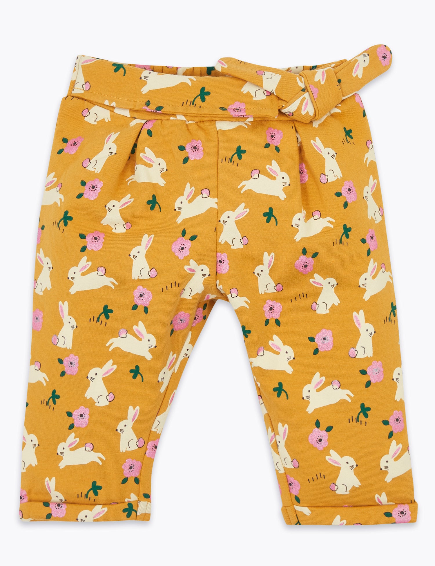 Cotton Rich Bunny Print Joggers