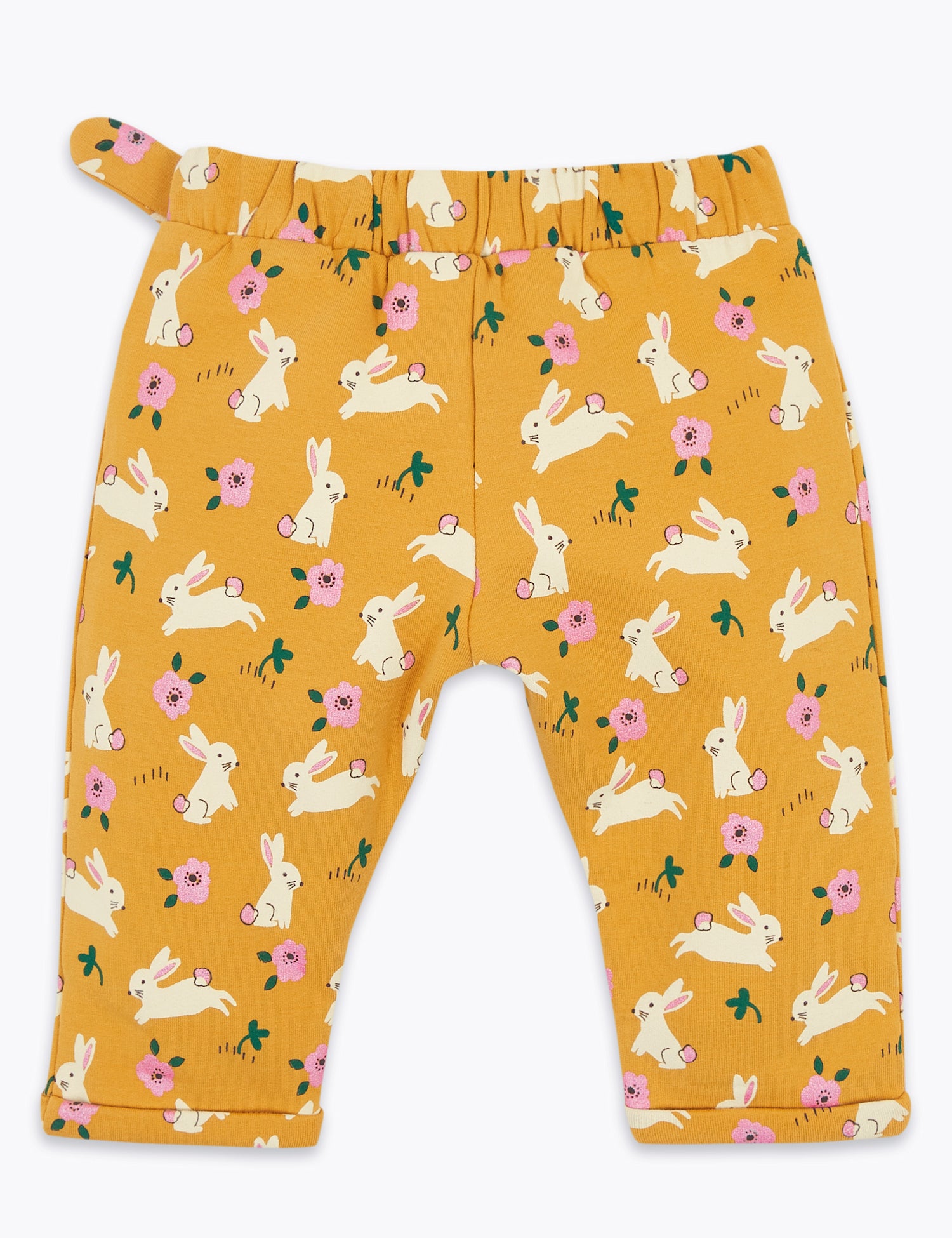 Cotton Rich Bunny Print Joggers