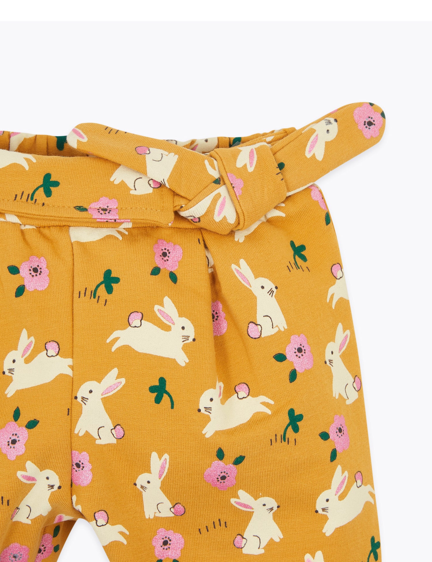 Cotton Rich Bunny Print Joggers