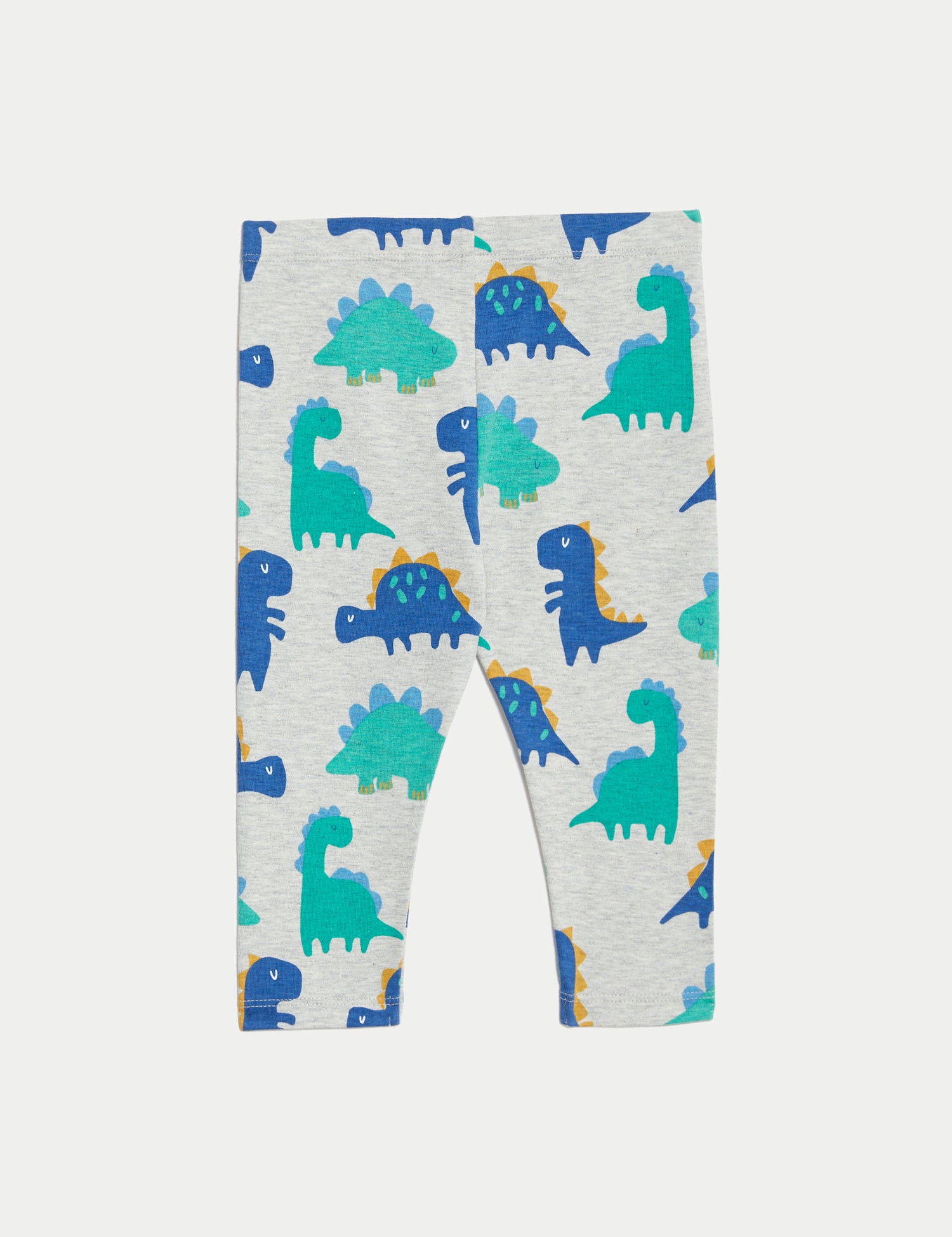 2pk Cotton Rich Dinosaur Leggings