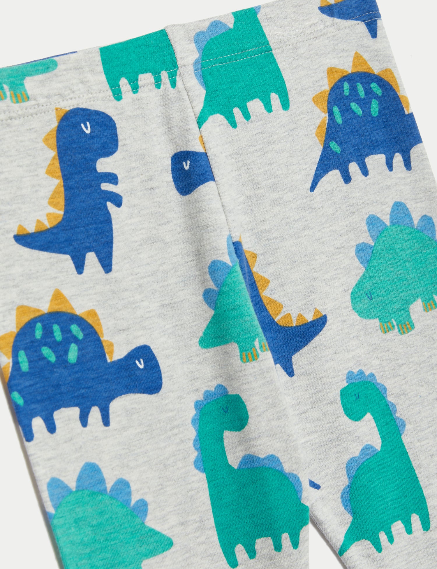 2pk Cotton Rich Dinosaur Leggings