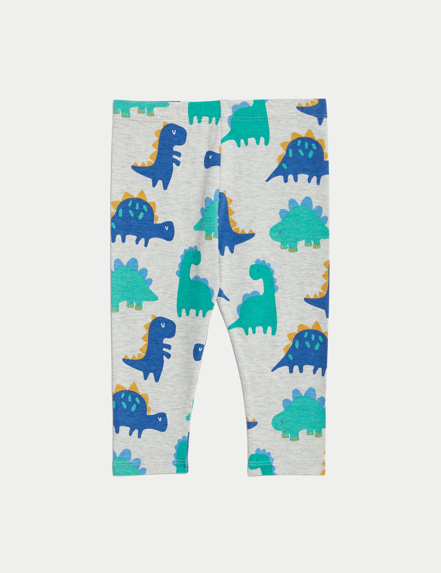2pk Cotton Rich Dinosaur Leggings