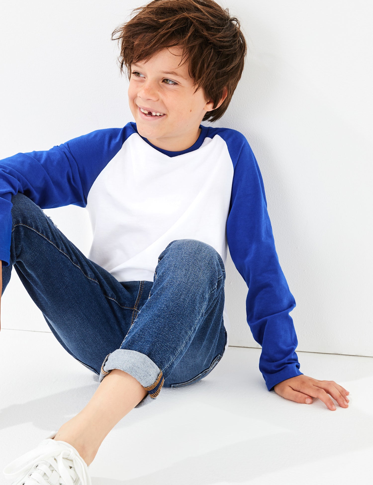 2 Pack Cotton Raglan Sleeve Tops