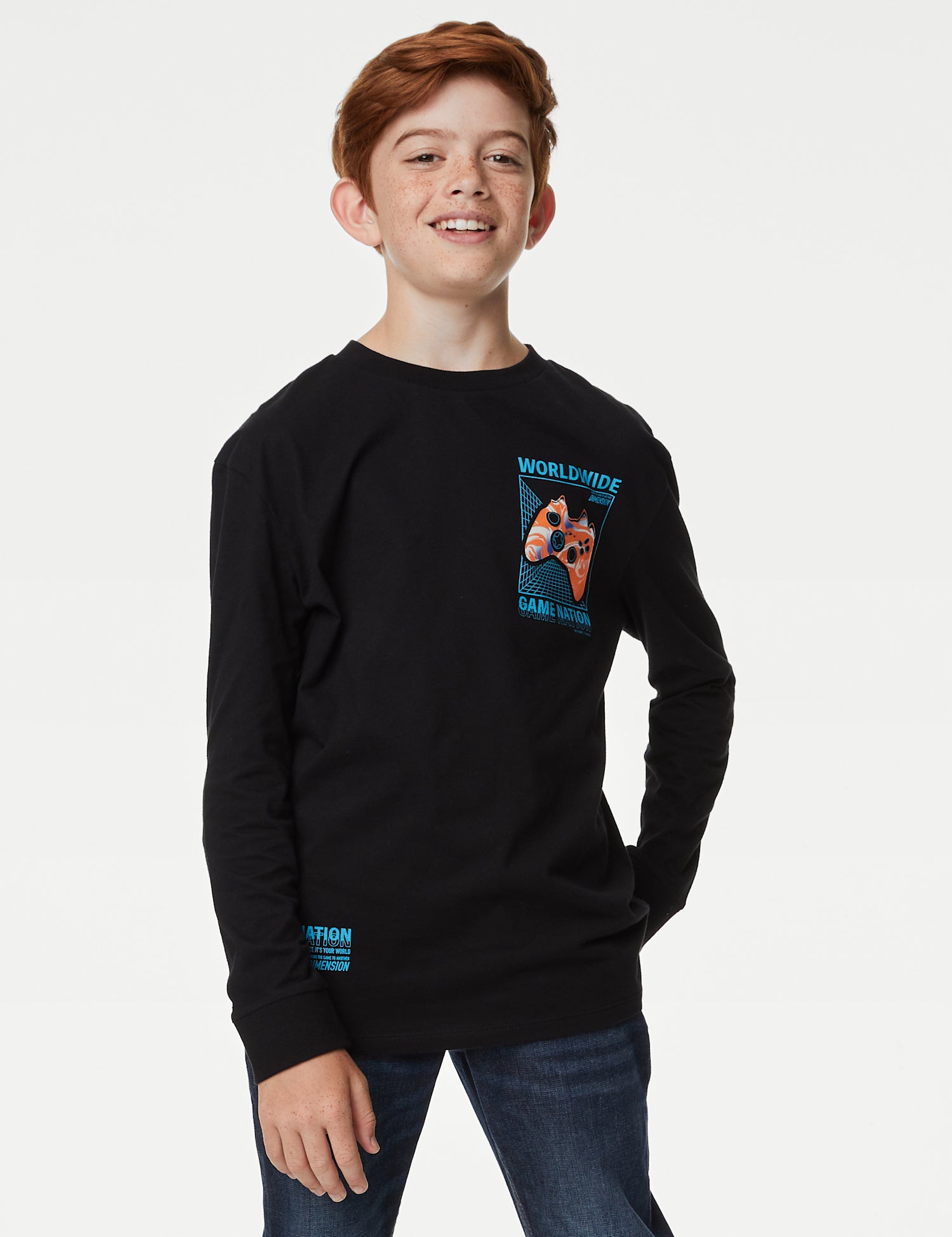 Pure Cotton Gaming Graphic Top